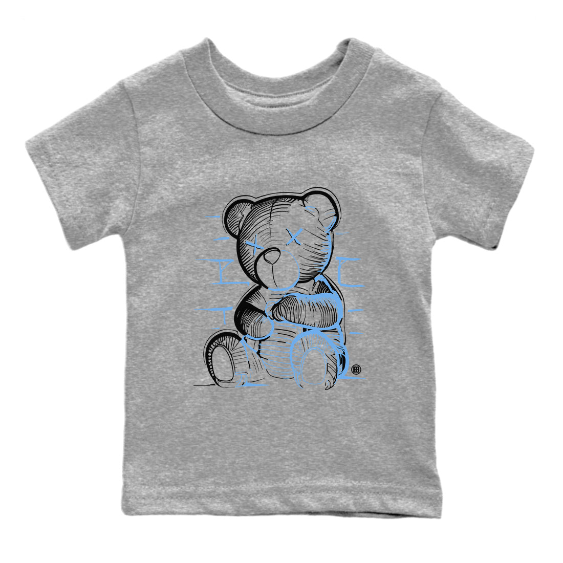 Neon Bear Kids Tops - Air Jordan 1 UNC Toe