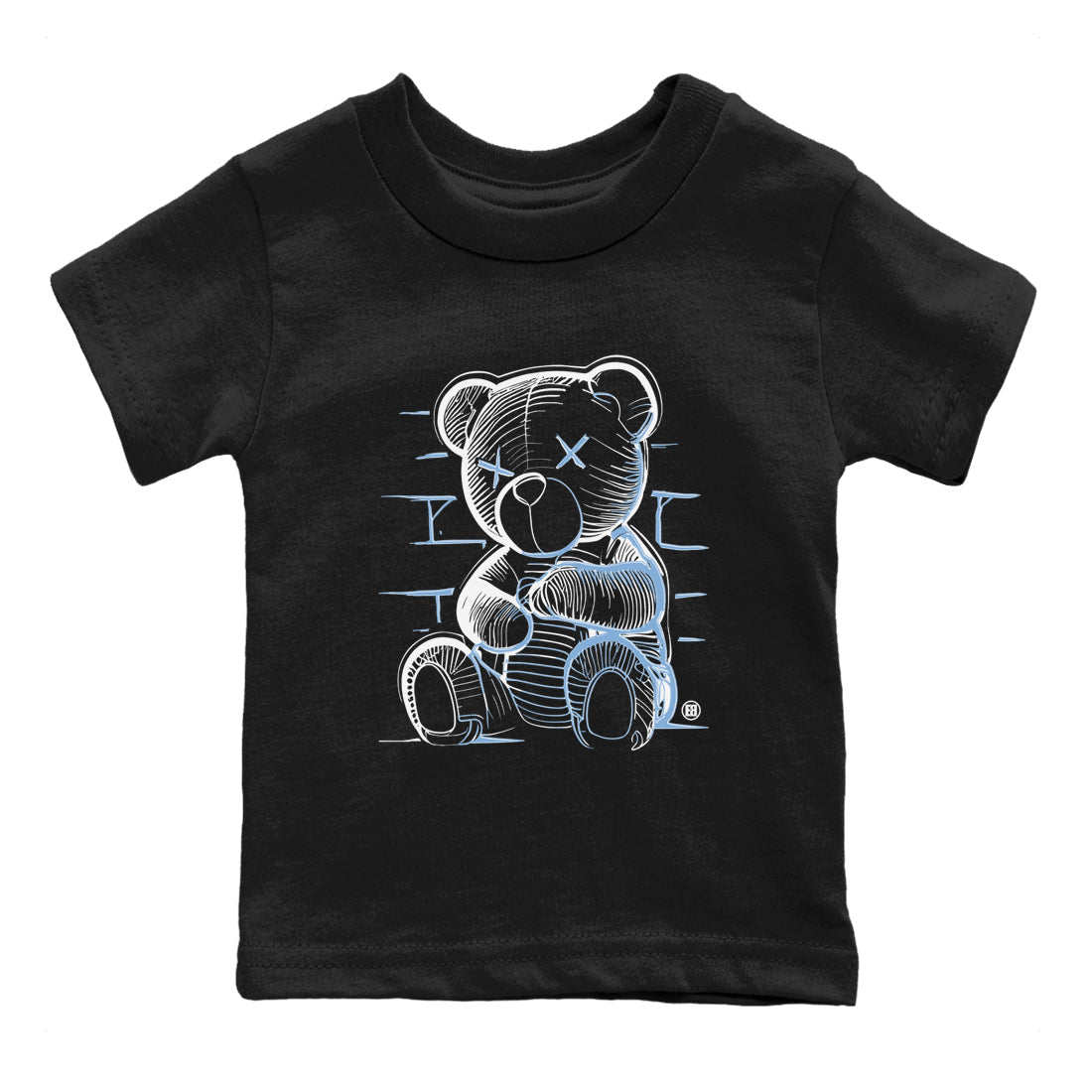 Neon Bear snkmatch Tees Kids - Air Jordan 11 Legend Blue