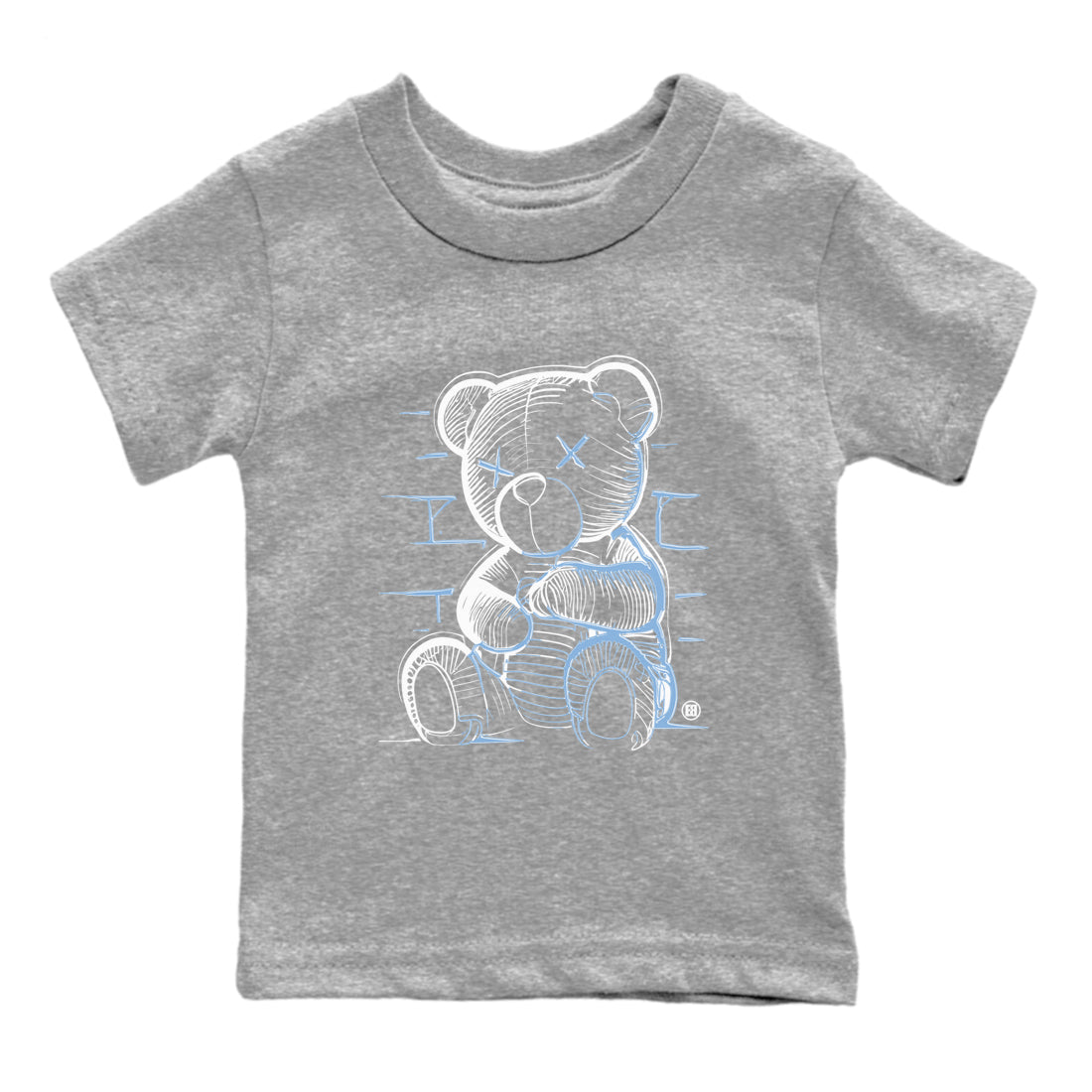 Neon Bear snkmatch Tees Kids - Air Jordan 11 Legend Blue