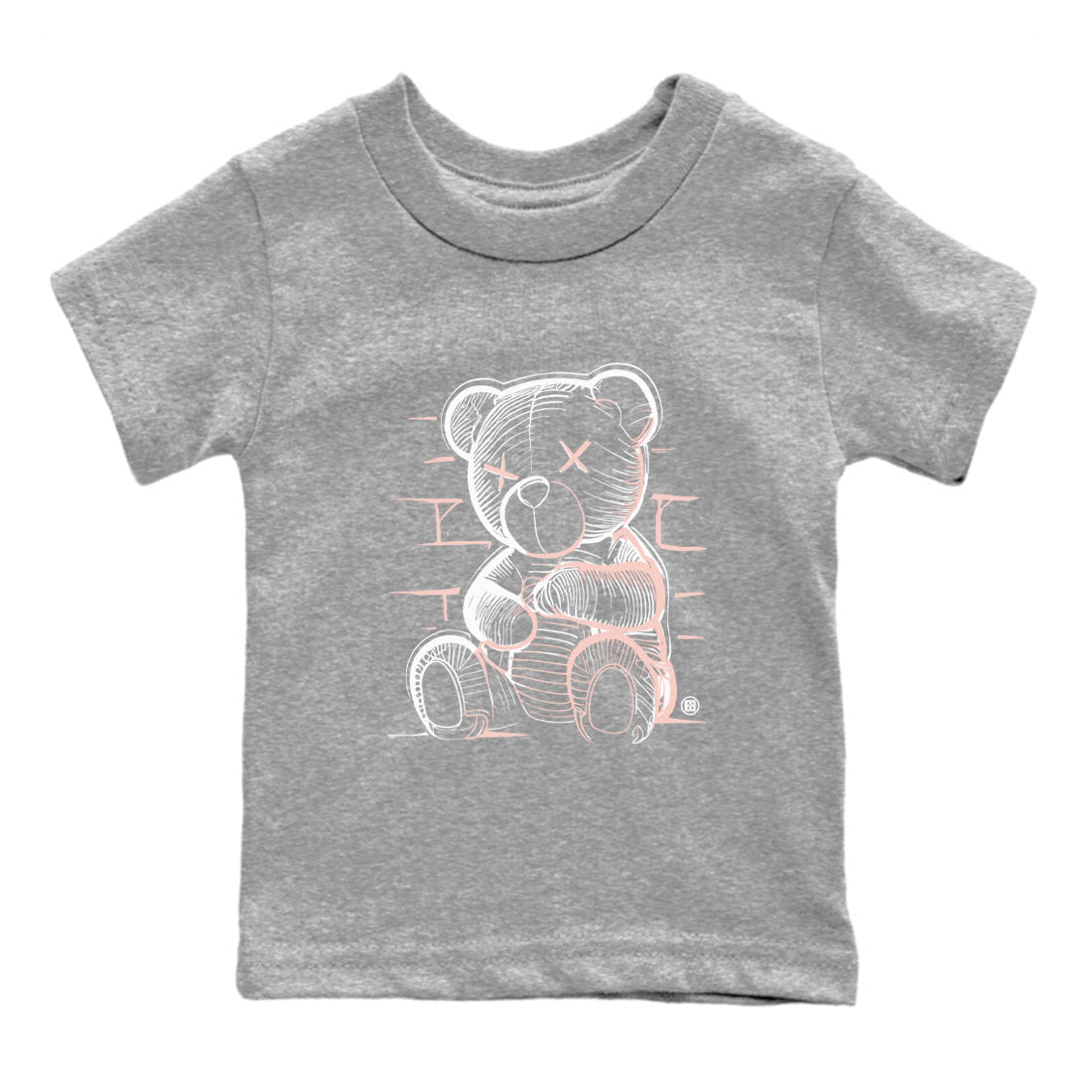Neon Bear snkmatch Tees Kids - Air Jordan 11 Legend Pink
