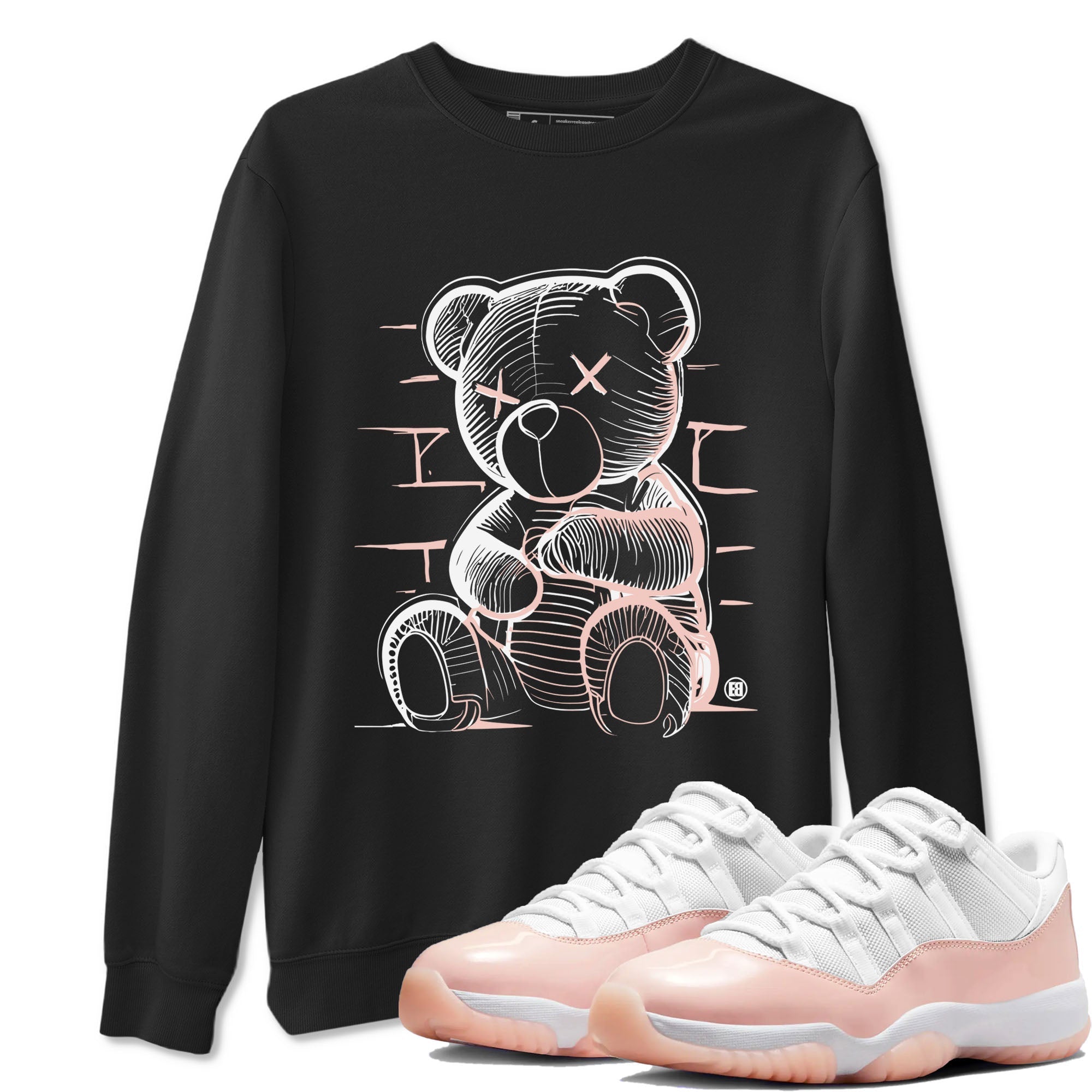 Neon Bear snkmatch Tees - Air Jordan 11 Legend Pink