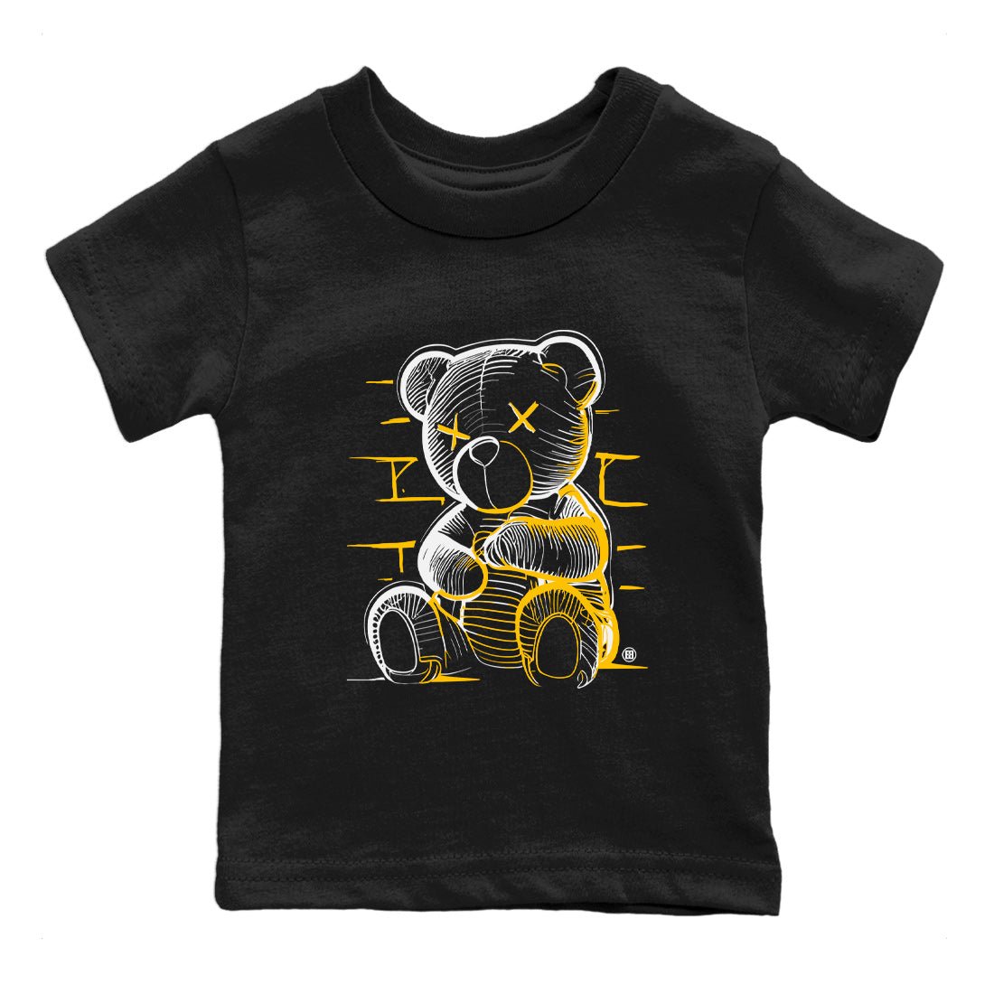 Neon Bear Kids Tops - Air Jordan 11 Yellow Python
