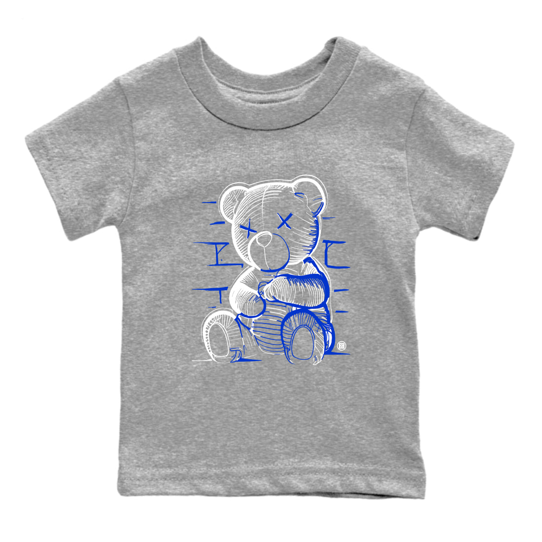 Neon Bear snkmatch Tees Kids - Air Jordan 12 Blueberry