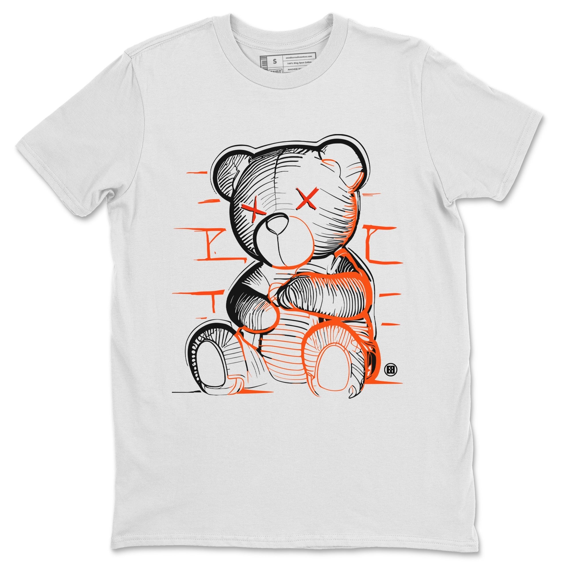 Neon Bear Unisex Tops - Air Jordan 12 Brilliant Orange