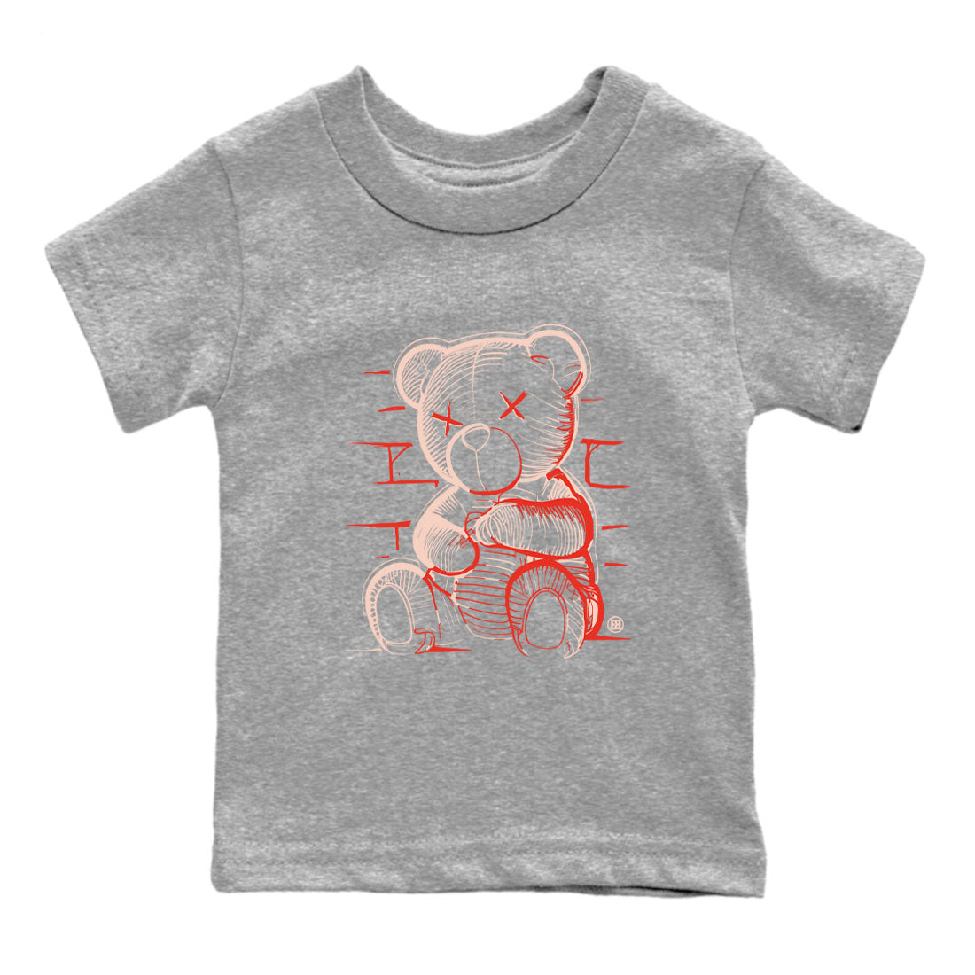 Neon Bear snkmatch Tees Kids - Air Jordan 13 Dune Red
