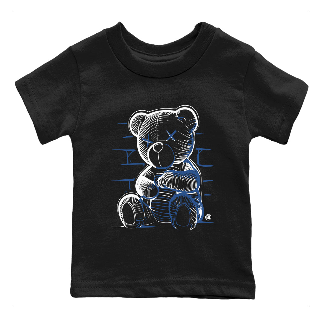 Neon Bear snkmatch Tees Kids - Air Jordan 3 A Ma Maniere x Diffused Blue