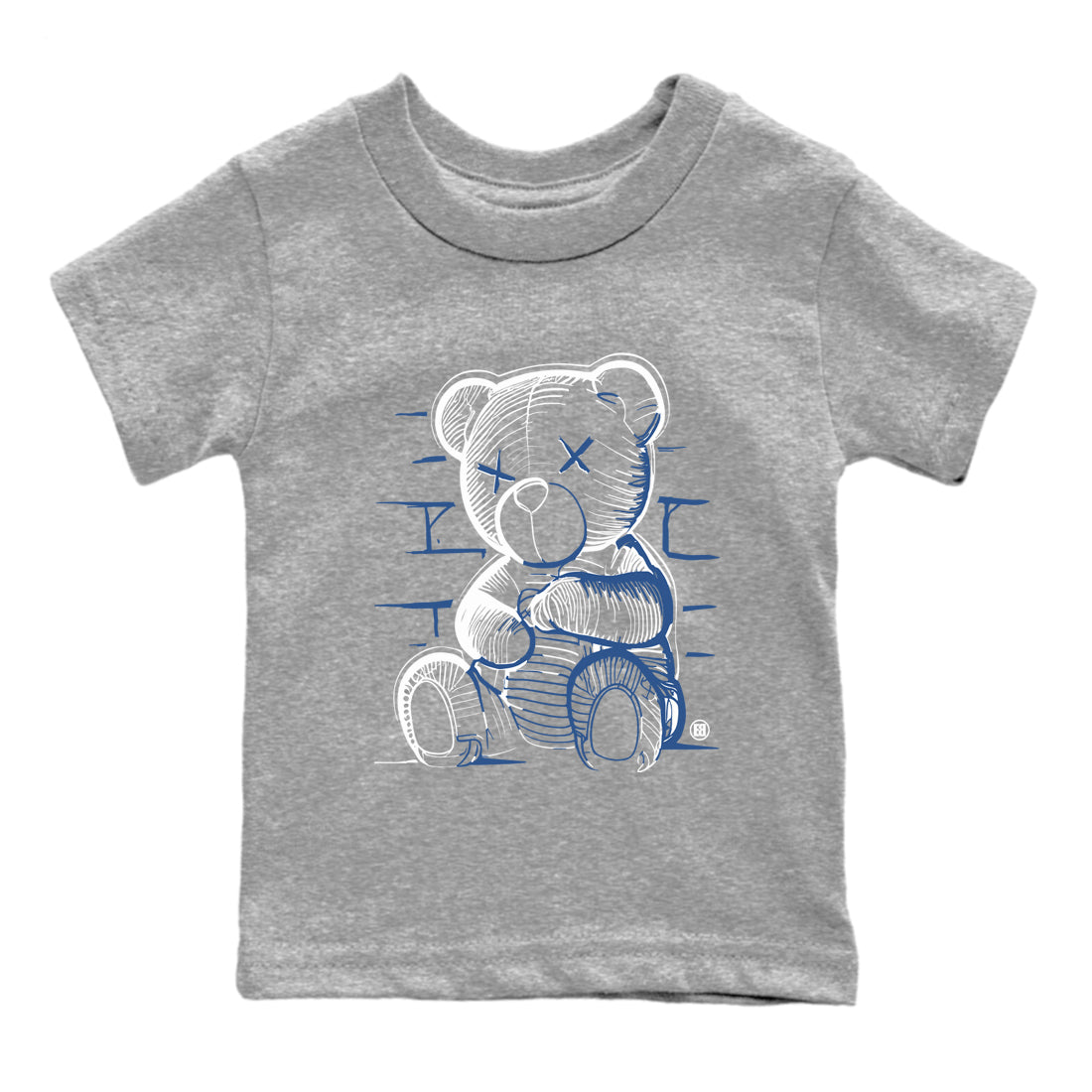 Neon Bear snkmatch Tees Kids - Air Jordan 3 A Ma Maniere x Diffused Blue