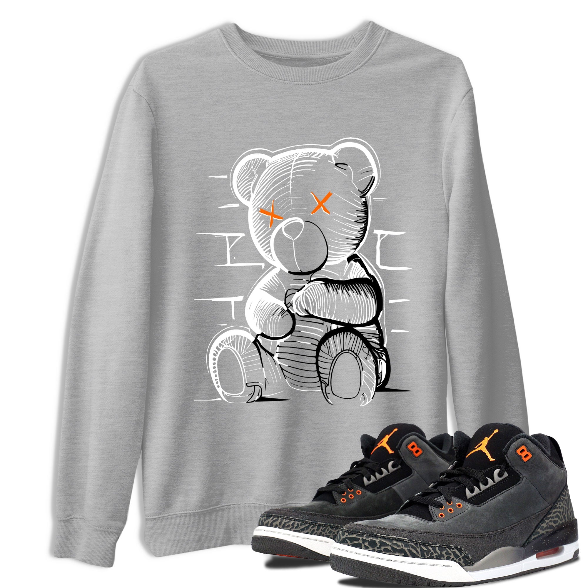 Neon Bear snkmatch Tee - Air Jordan 3 Fear