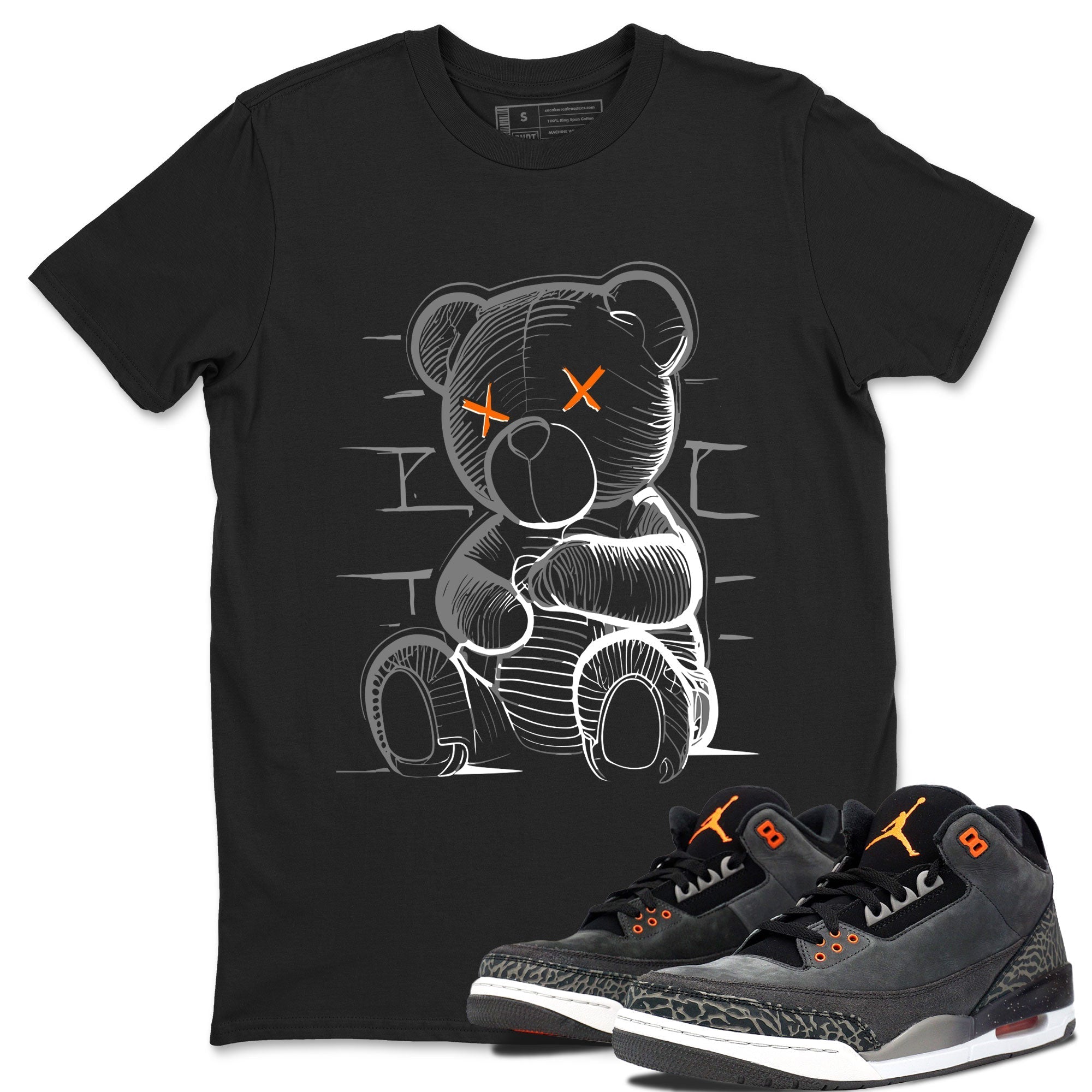 Neon Bear snkmatch Tee - Air Jordan 3 Fear