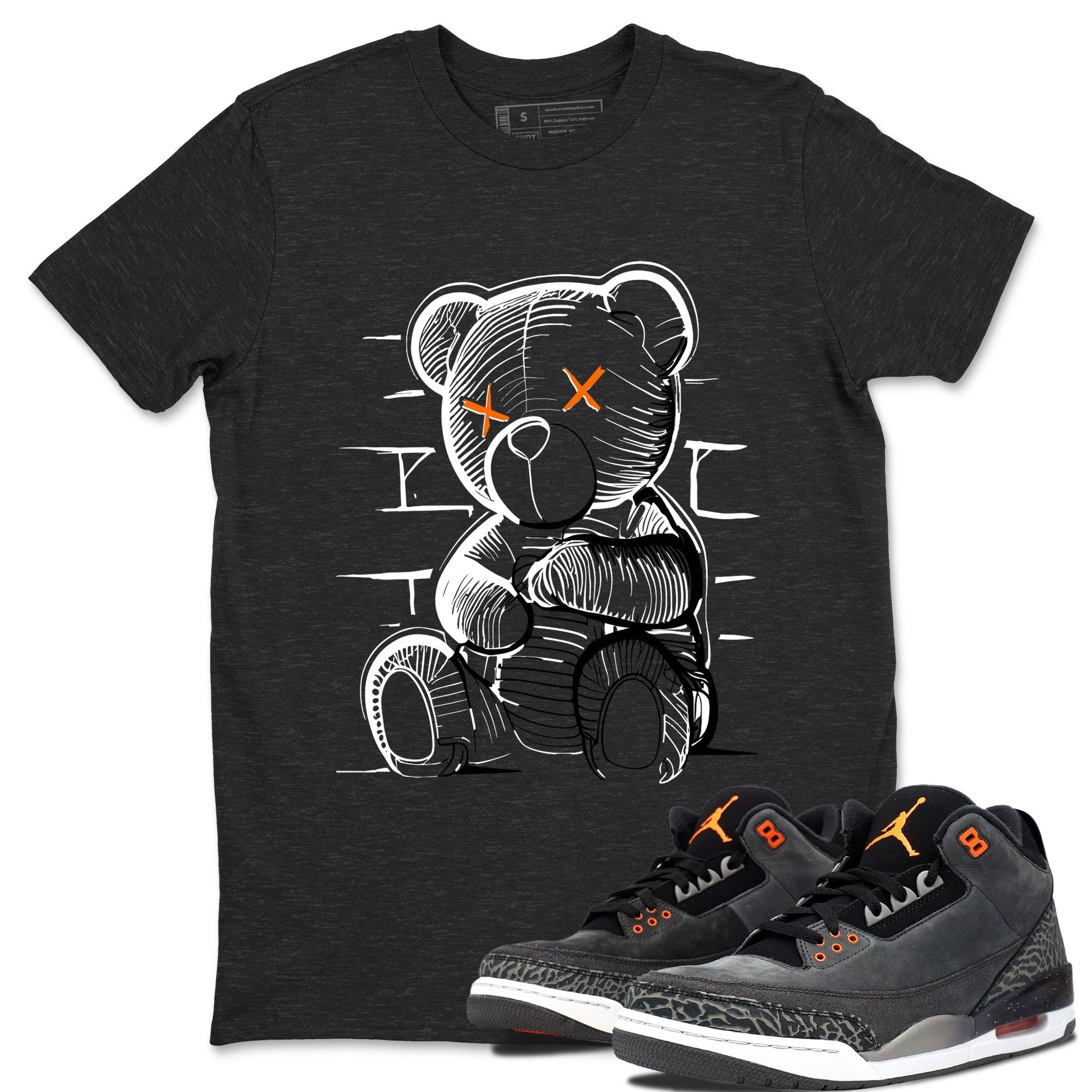 Neon Bear snkmatch Tee - Air Jordan 3 Fear