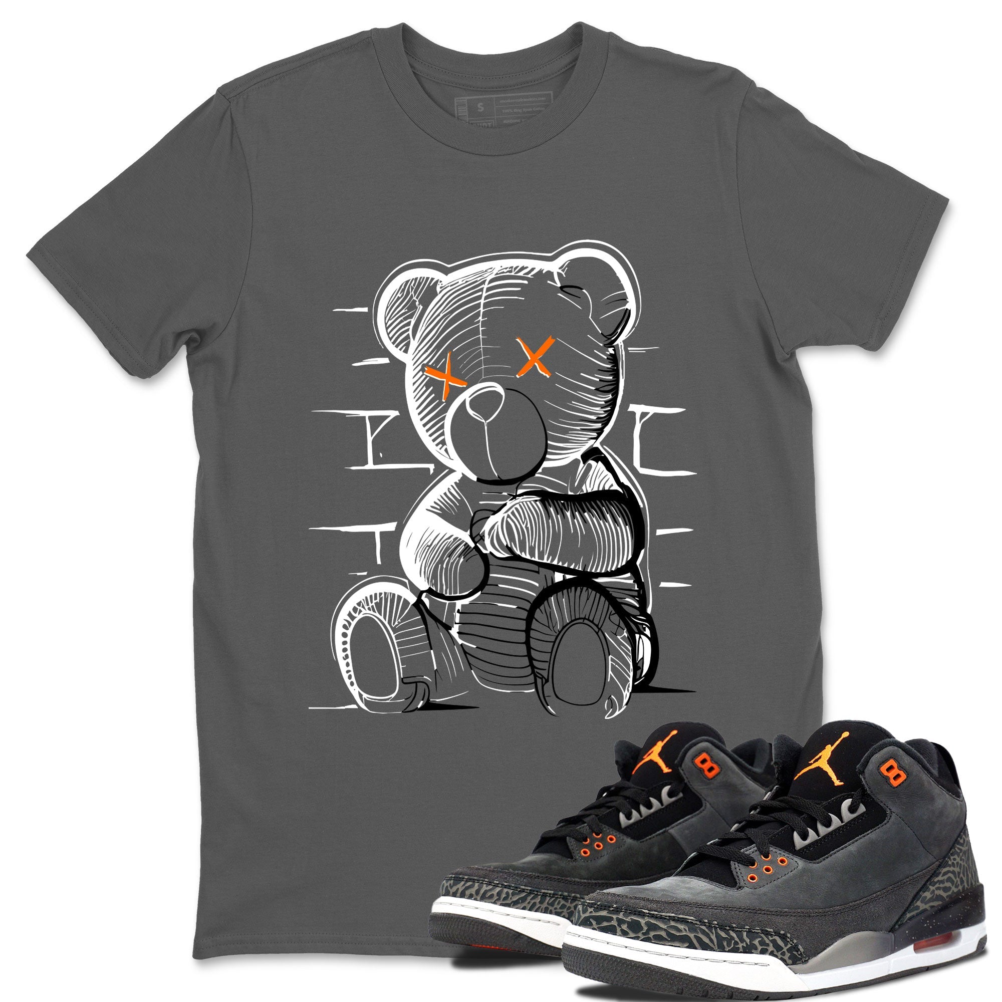 Neon Bear snkmatch Tee - Air Jordan 3 Fear