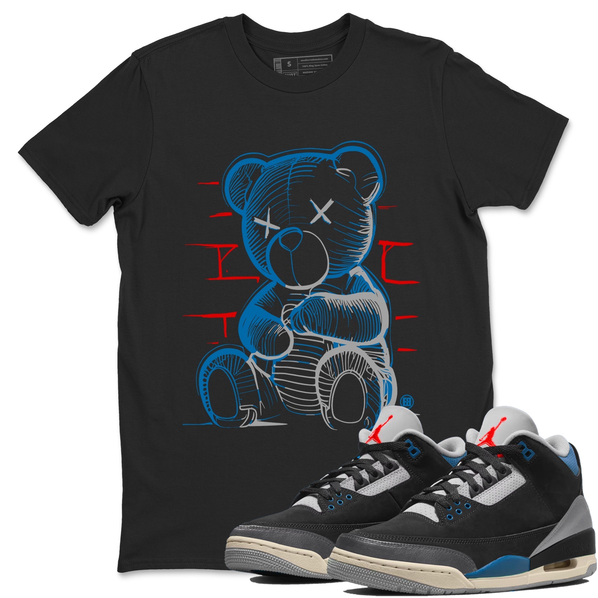 Neon Bear snkmatch Tees - Air Jordan 3 Rare Air