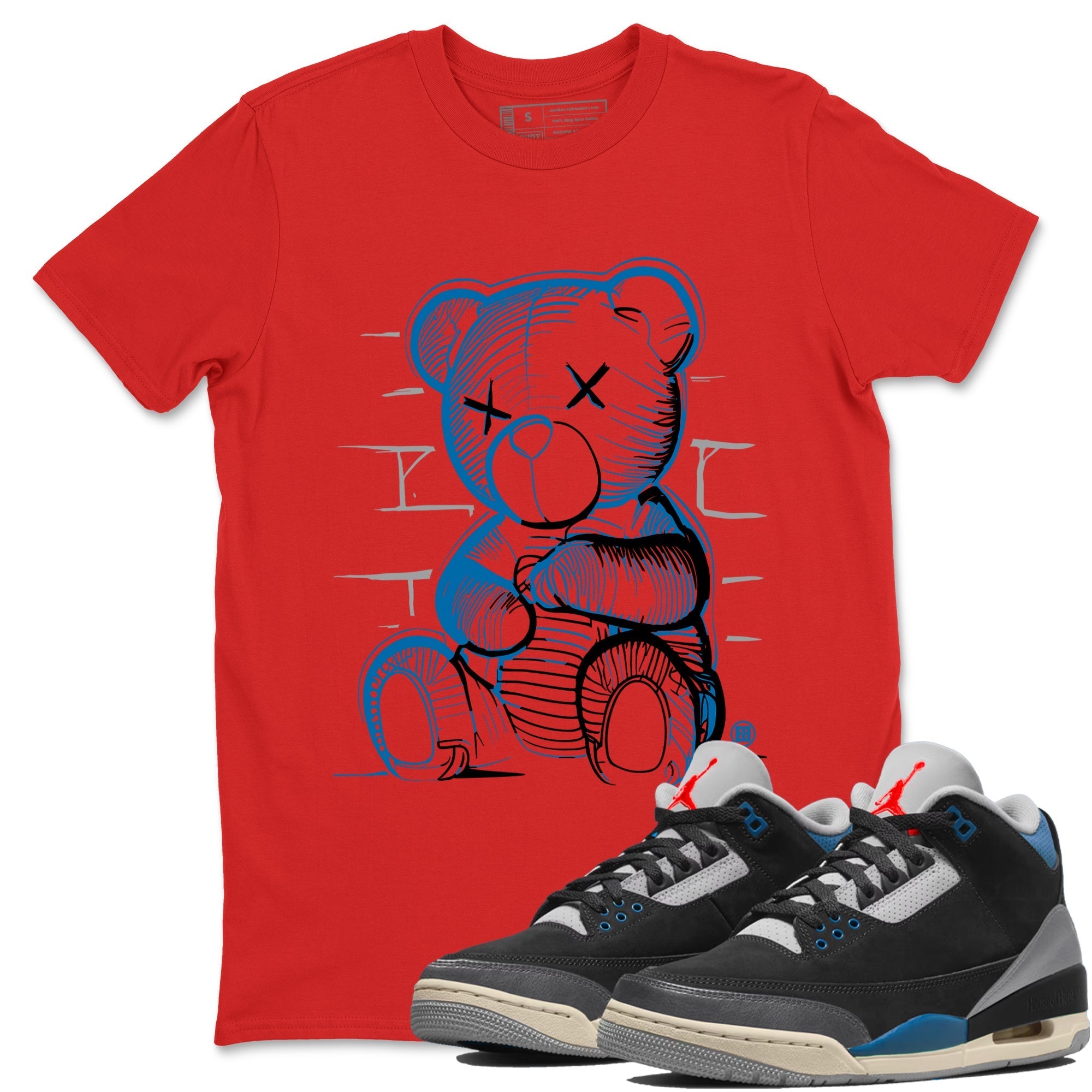 Neon Bear snkmatch Tees - Air Jordan 3 Rare Air