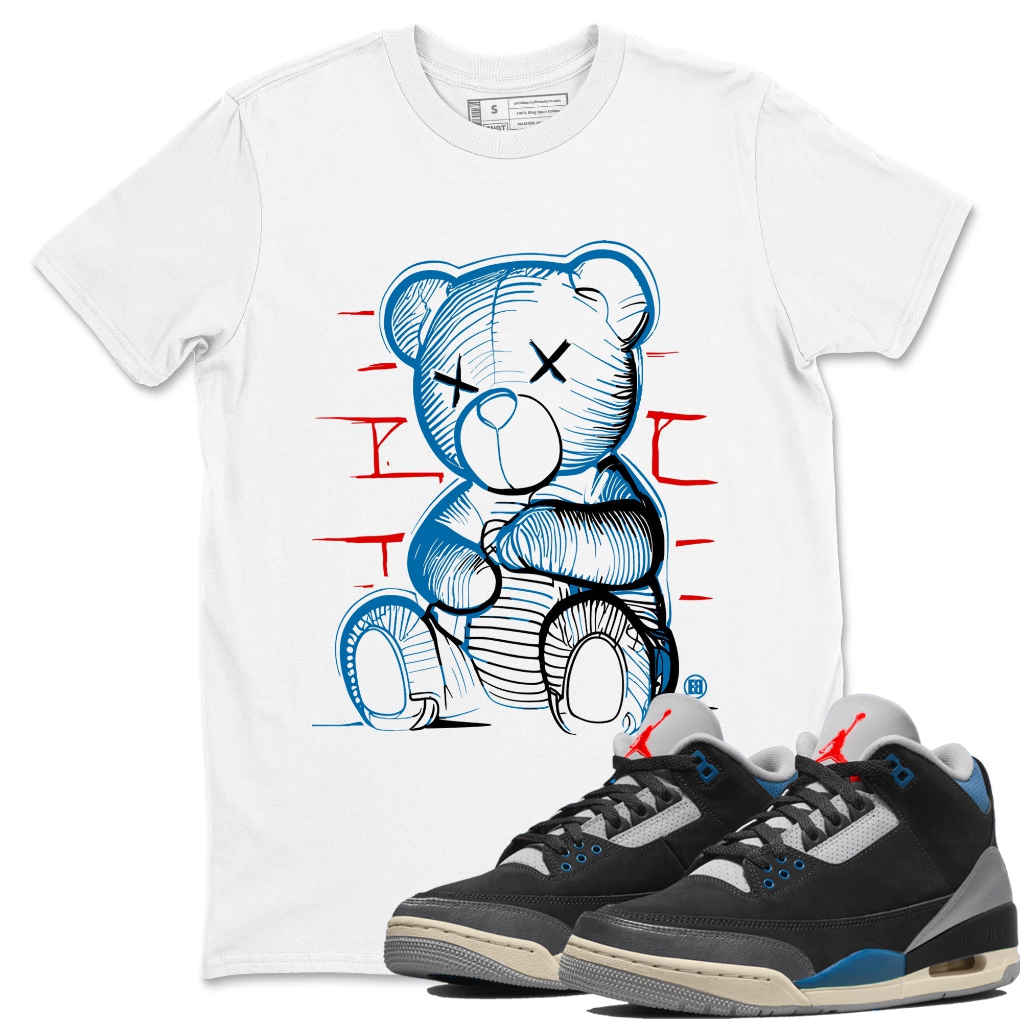 Neon Bear snkmatch Tees - Air Jordan 3 Rare Air