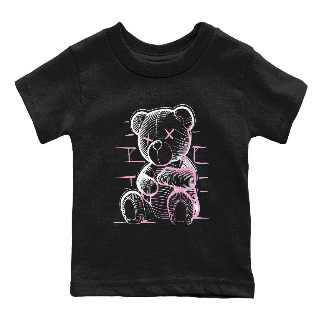 Neon Bear snkmatch Tees Kids - Air Jordan 4 Orchid