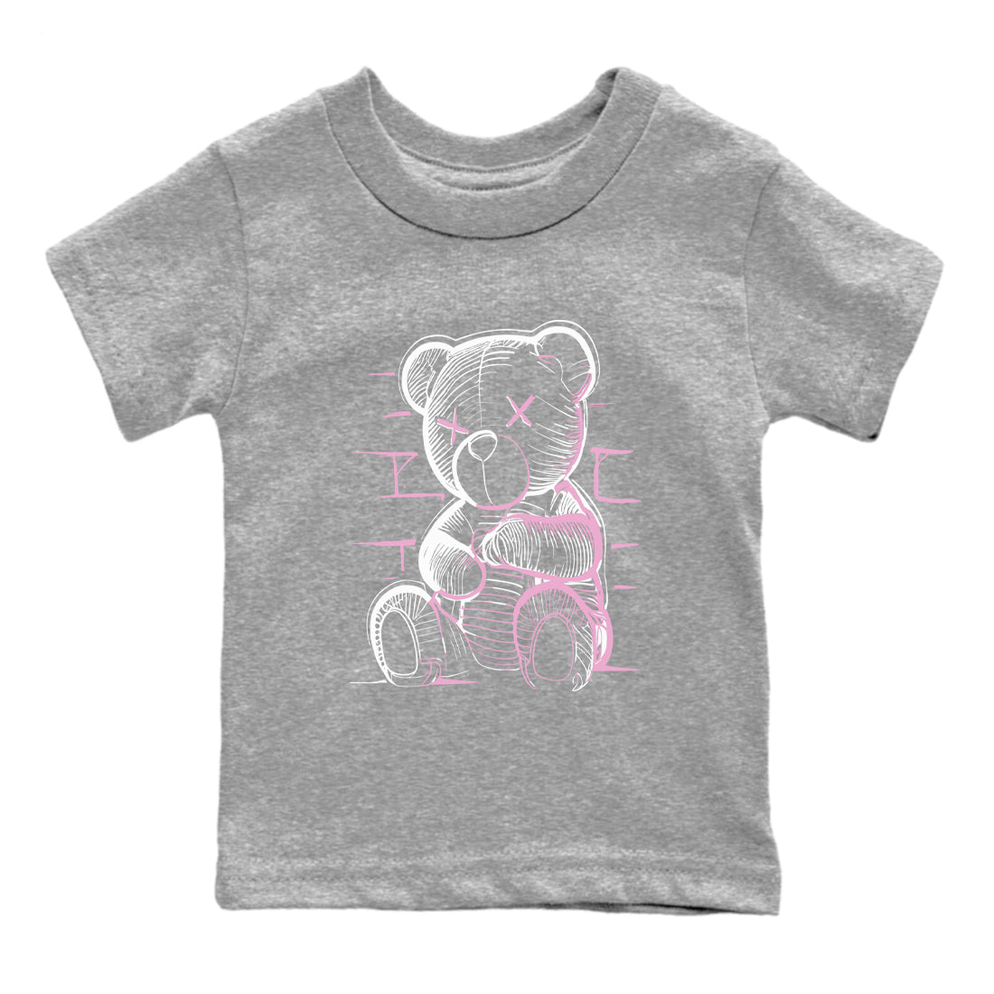 Neon Bear snkmatch Tees Kids - Air Jordan 4 Orchid