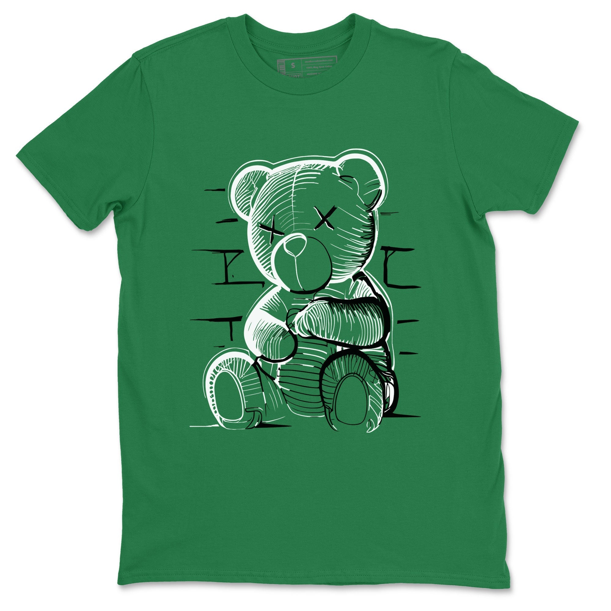Neon Bear snkmatch Tee - Air Jordan 5 Lucky Green