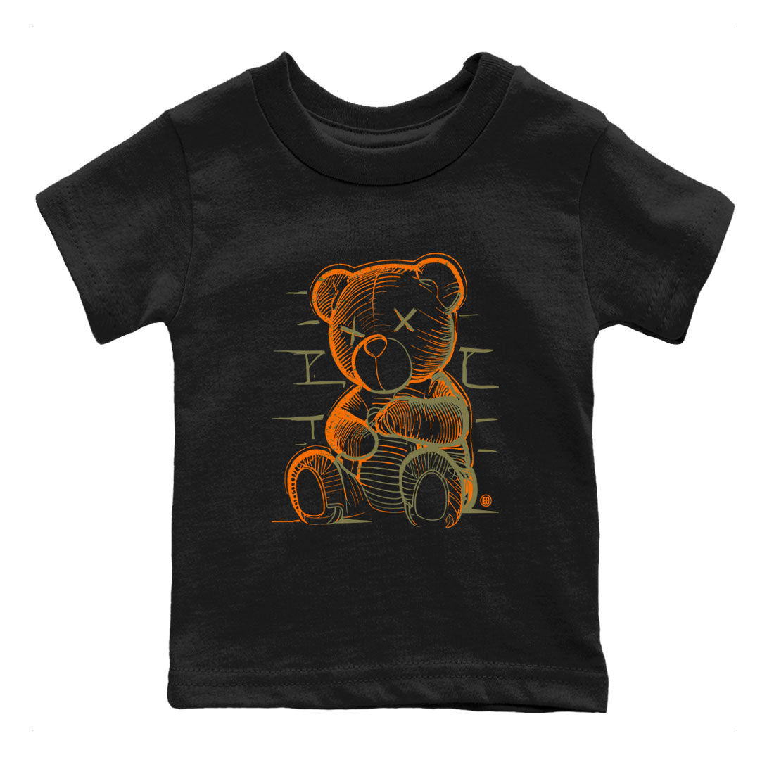 Neon Bear snkmatch Tees Kids - Air Jordan 5 Olive