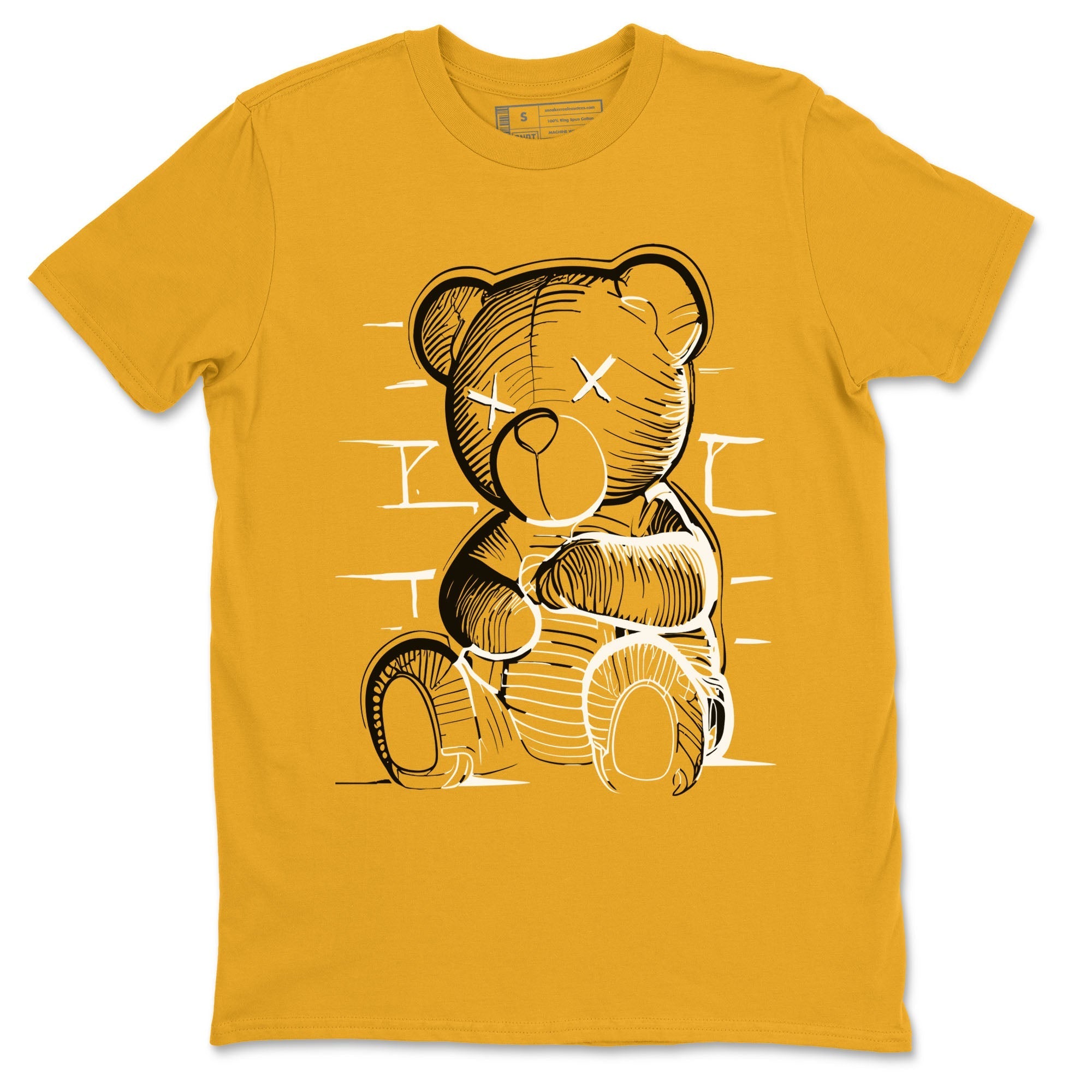 Neon Bear snkmatch Tees - Air Jordan 6 Yellow Ochre