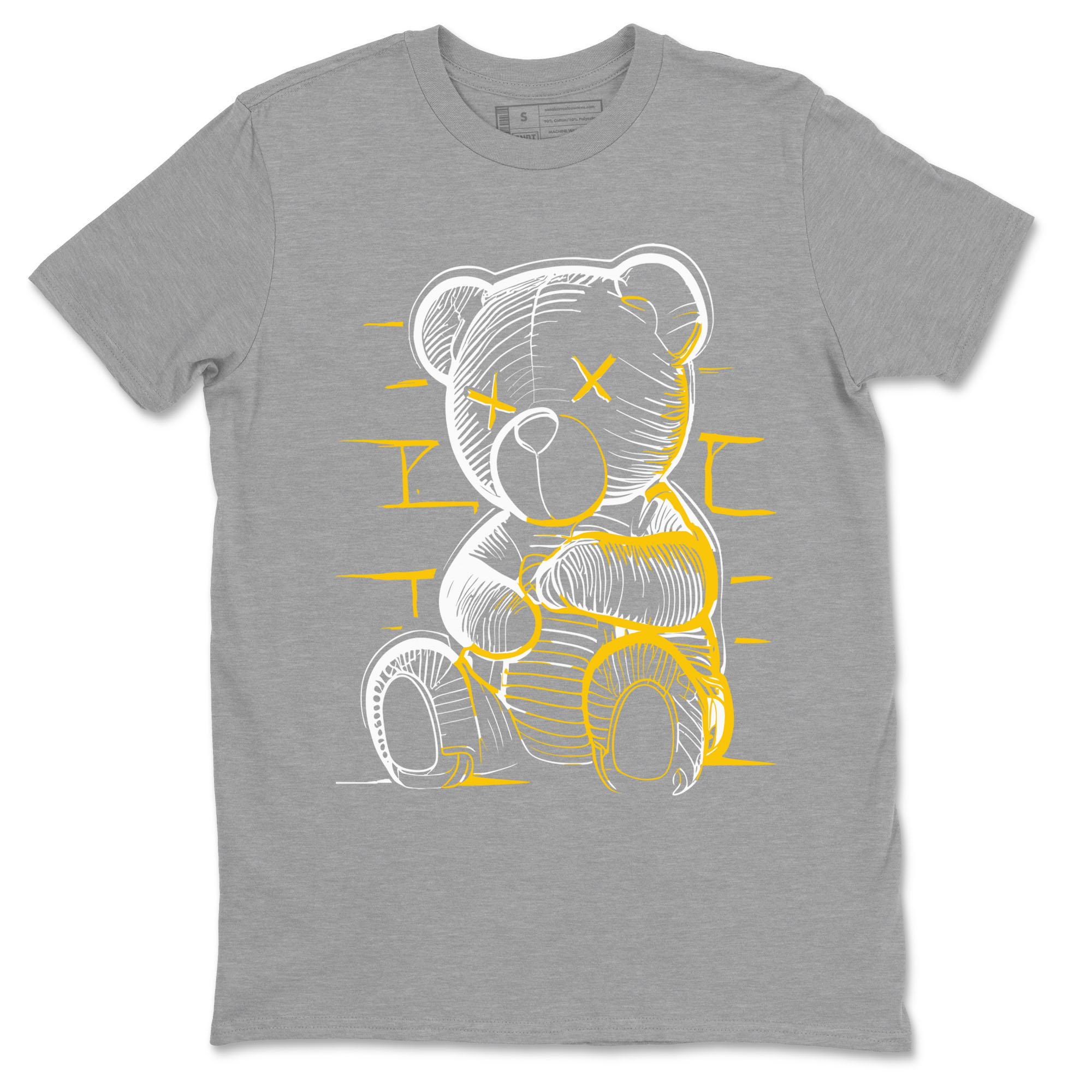 Neon Bear snkmatch Tees - Air Jordan 6 Yellow Ochre