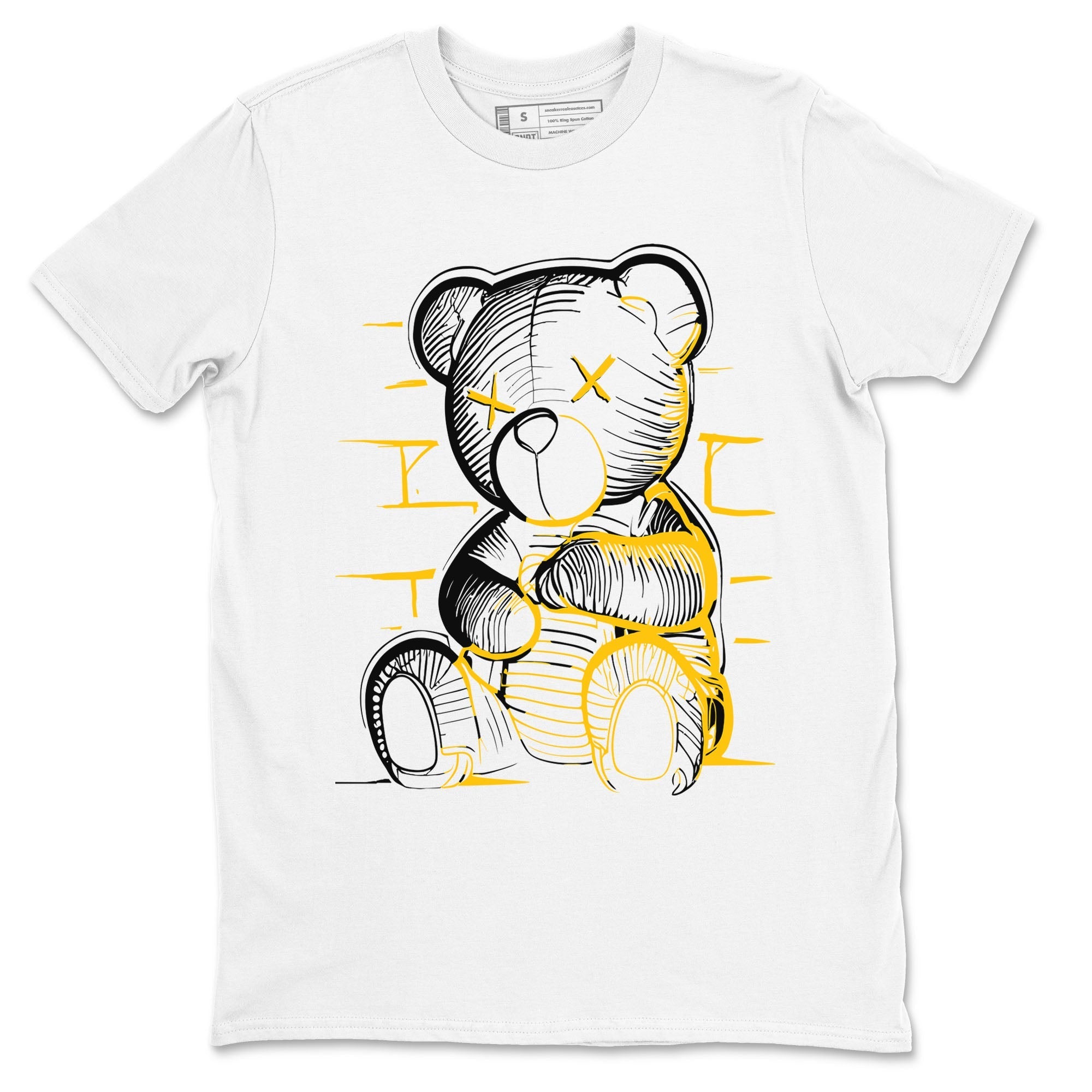 Neon Bear snkmatch Tees - Air Jordan 6 Yellow Ochre