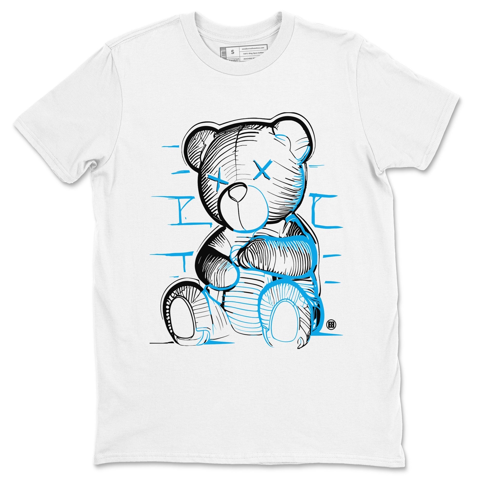 Neon Bear snkmatch Tees - Air Jordan 9 Powder Blue