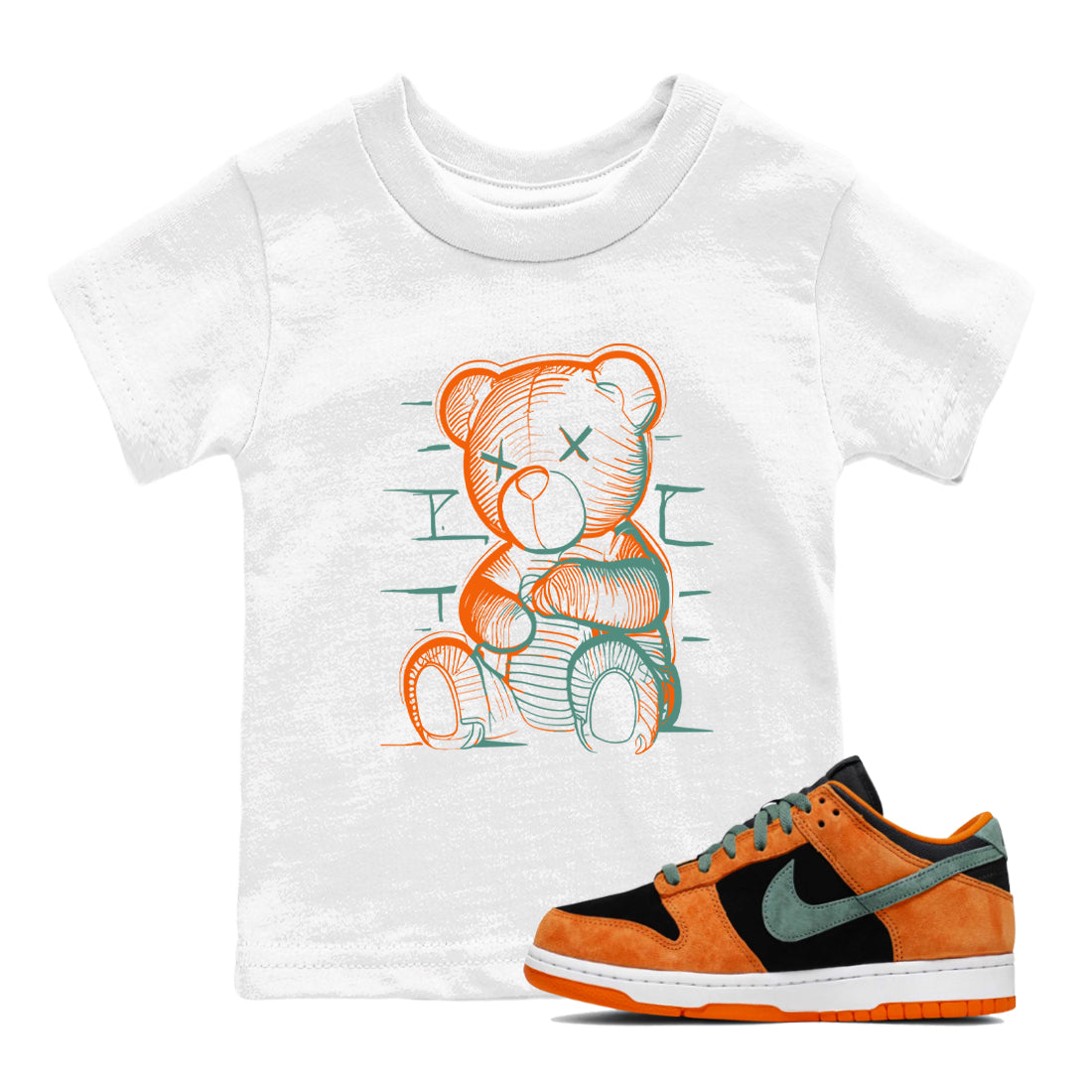 Neon Bear snkmatch Tees Kids - Dunk Ceramic