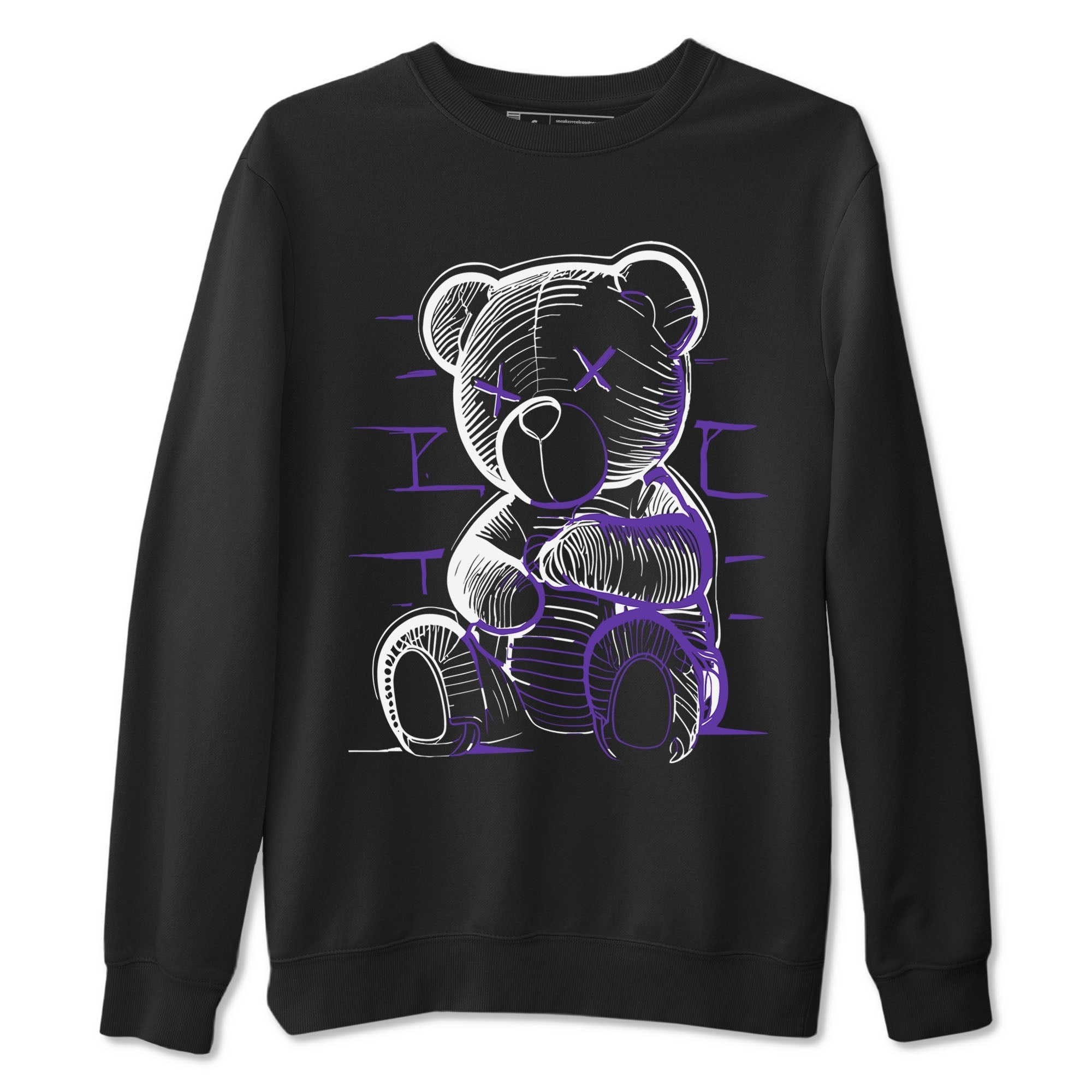 Neon Bear snkmatch Tees - Dunk Low Court Purple