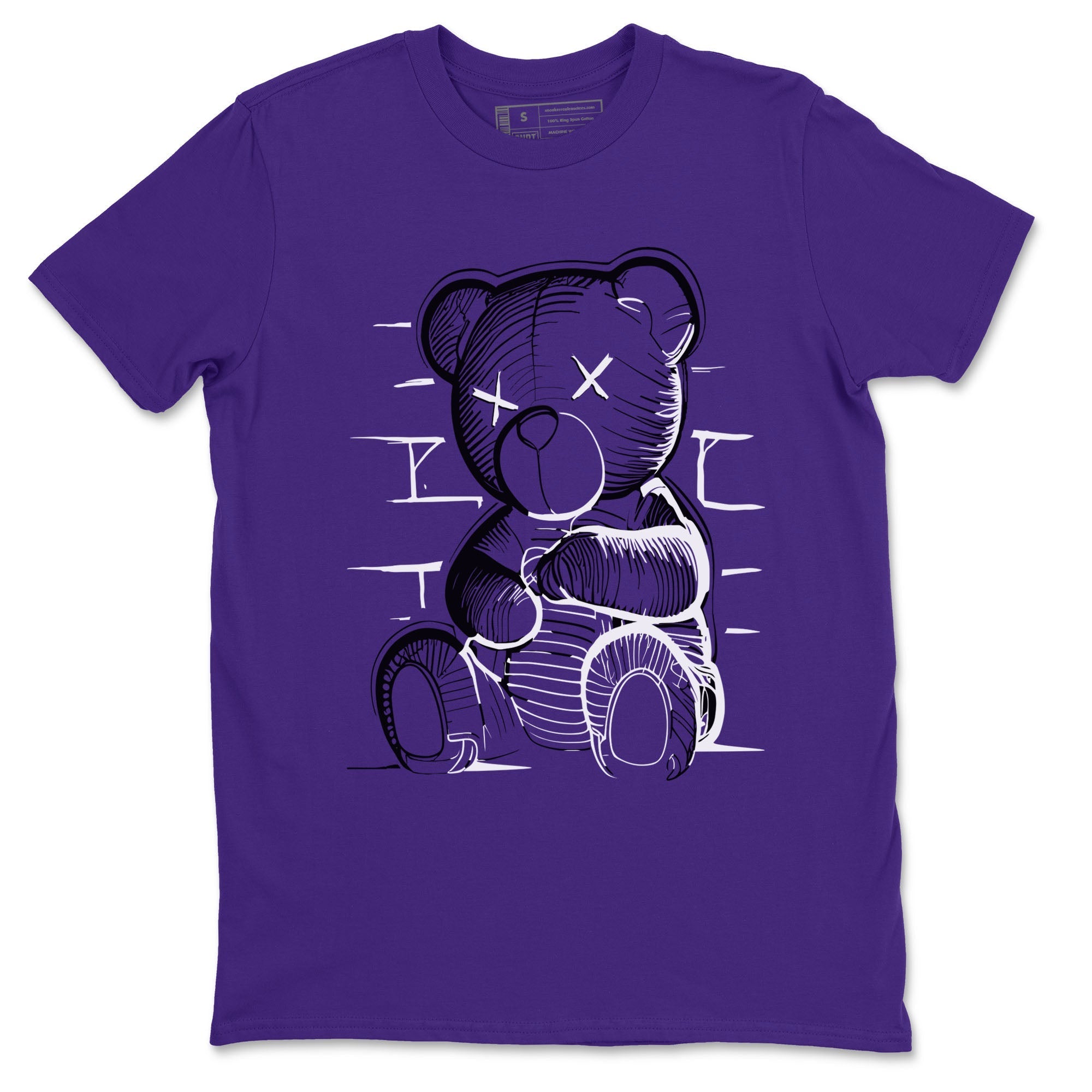 Neon Bear snkmatch Tees - Dunk Low Court Purple
