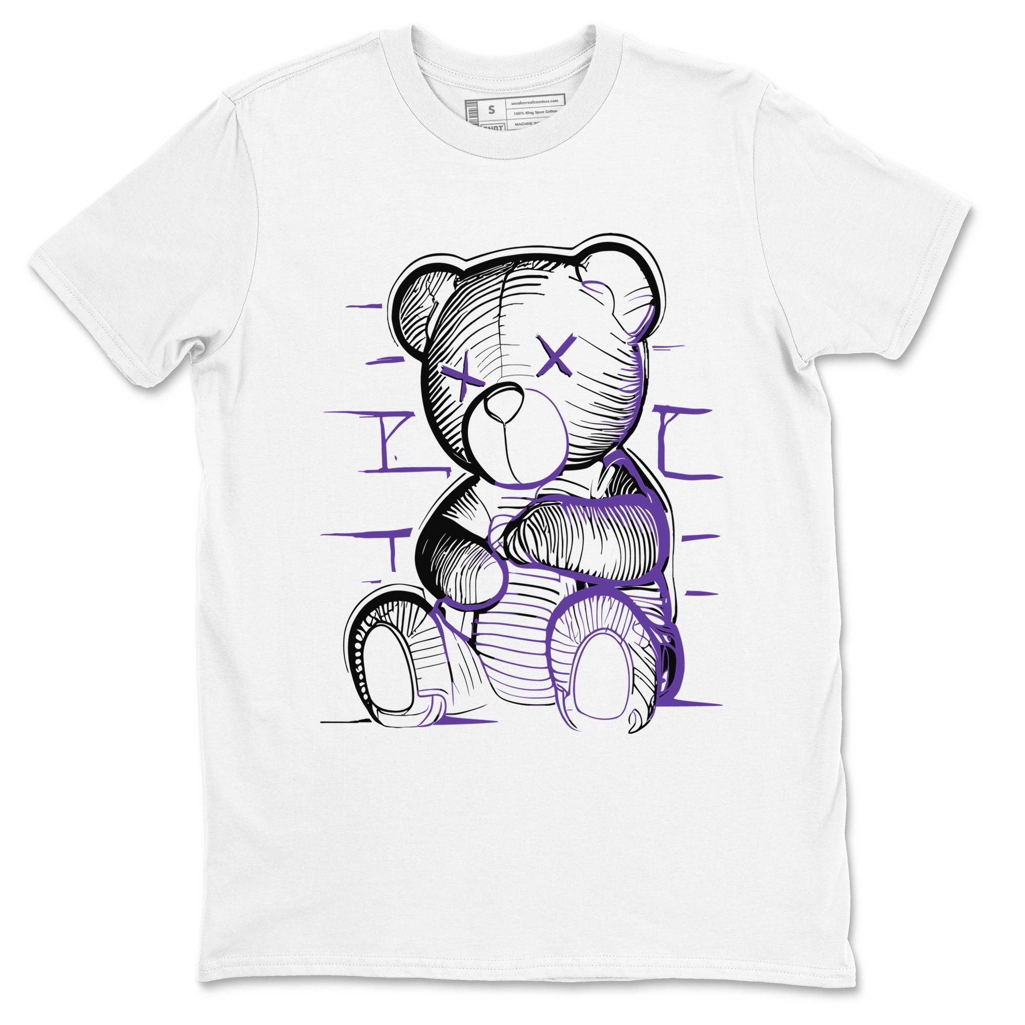 Neon Bear snkmatch Tees - Dunk Low Court Purple