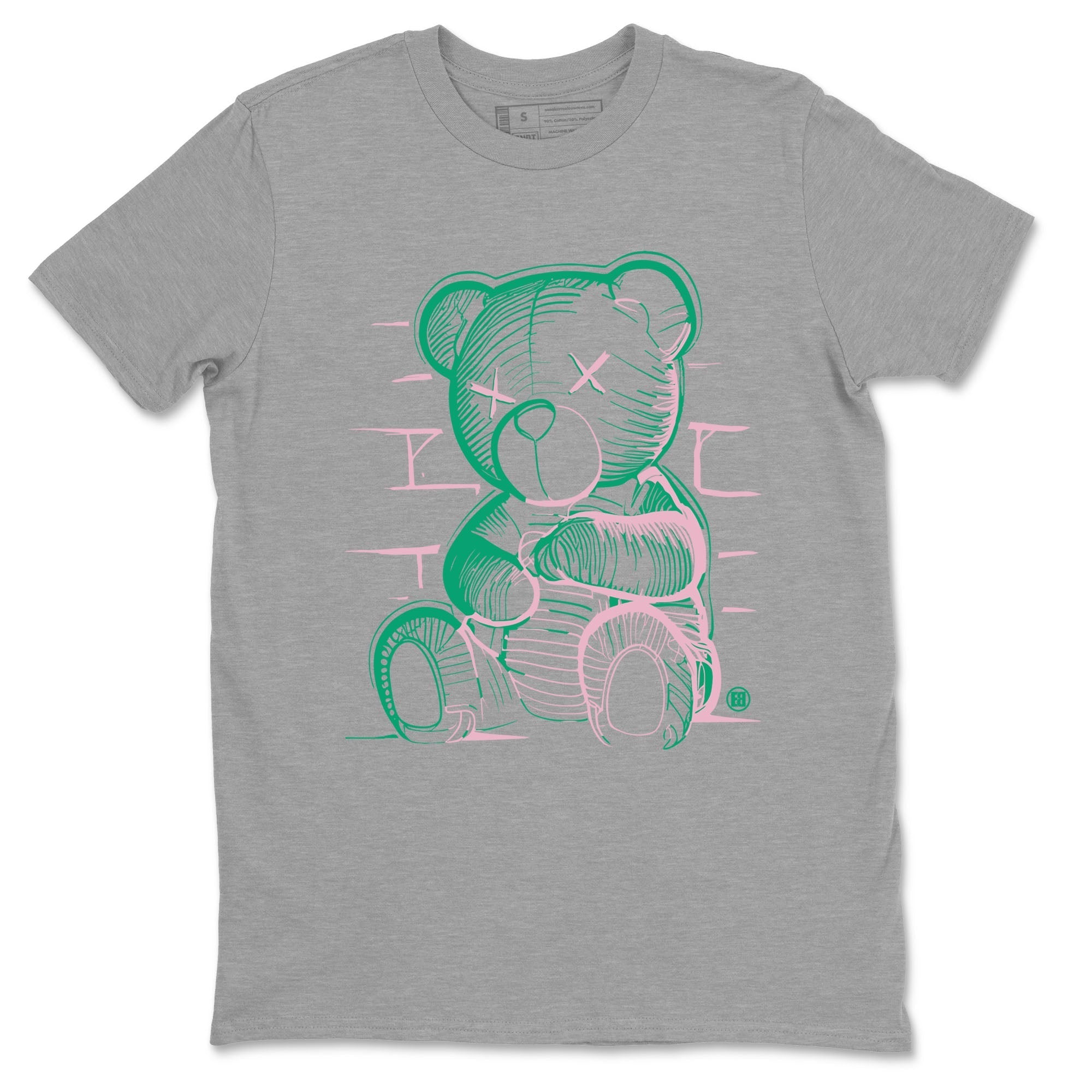 Neon Bear snkmatch Tees - Dunk Medium Soft Pink Malachite