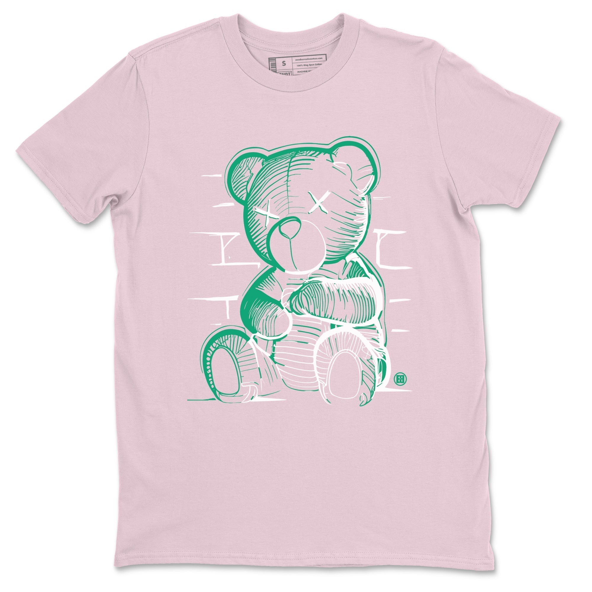 Neon Bear snkmatch Tees - Dunk Medium Soft Pink Malachite