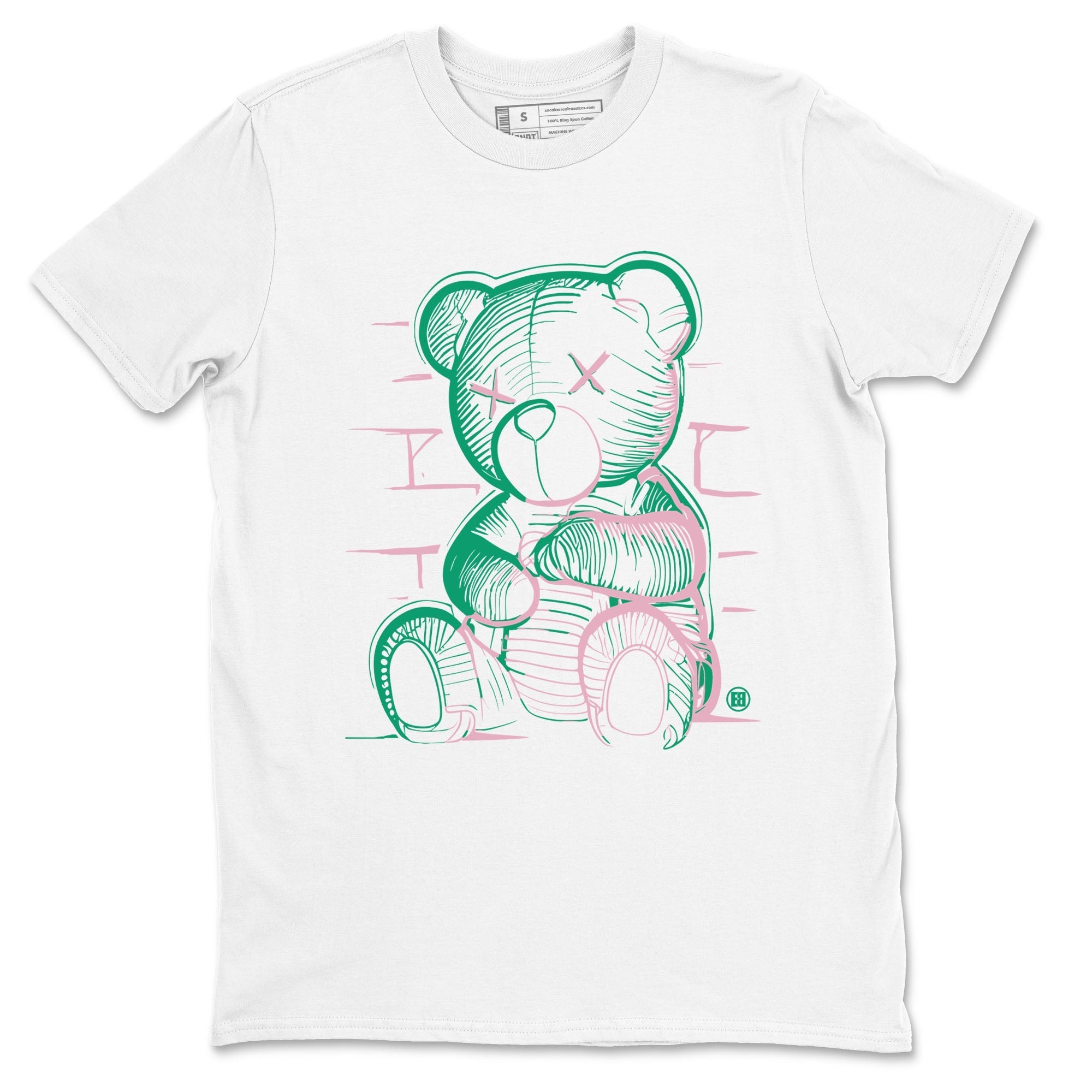 Neon Bear snkmatch Tees - Dunk Medium Soft Pink Malachite