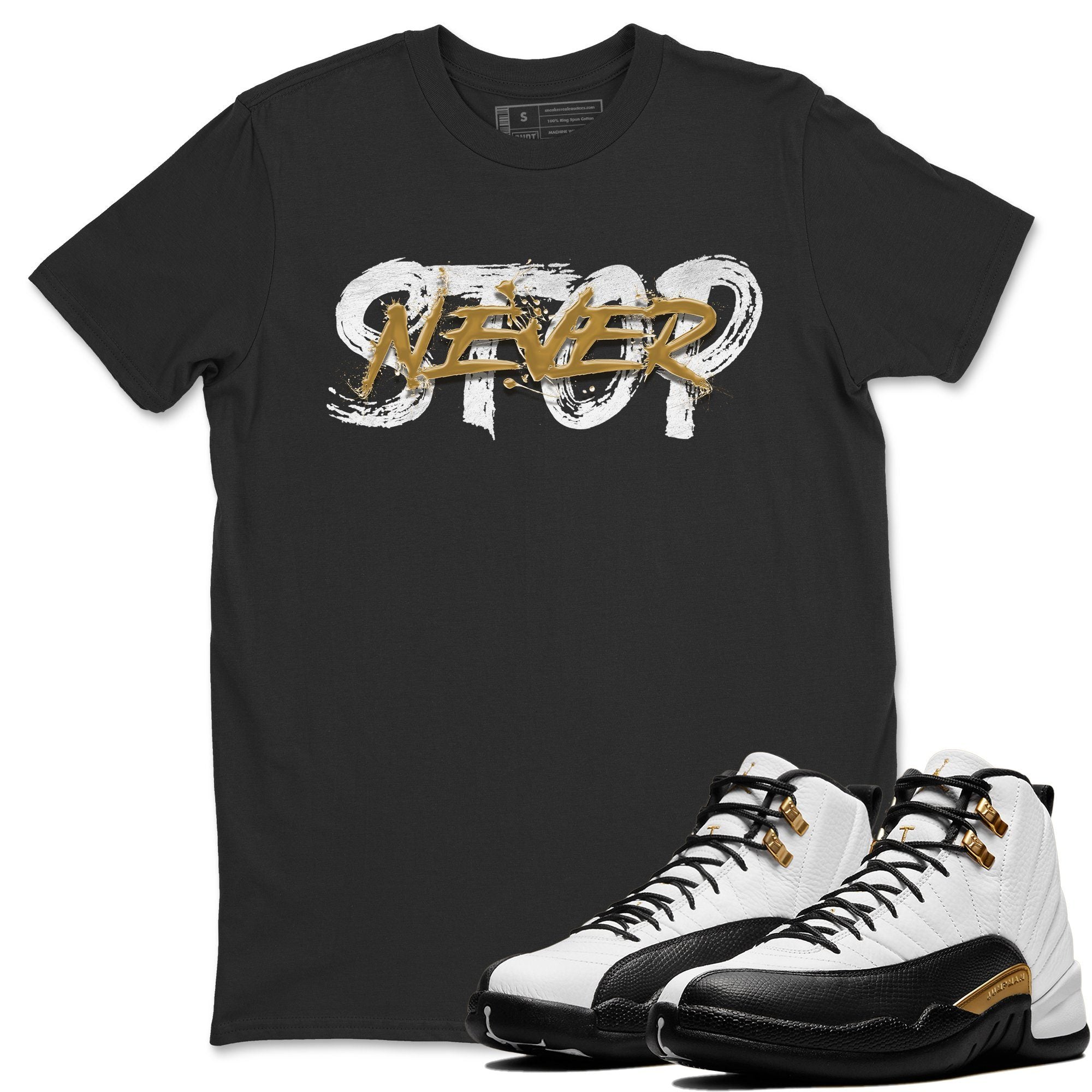 Never Stop Unisex Tops - Air Jordan 12 Royalty
