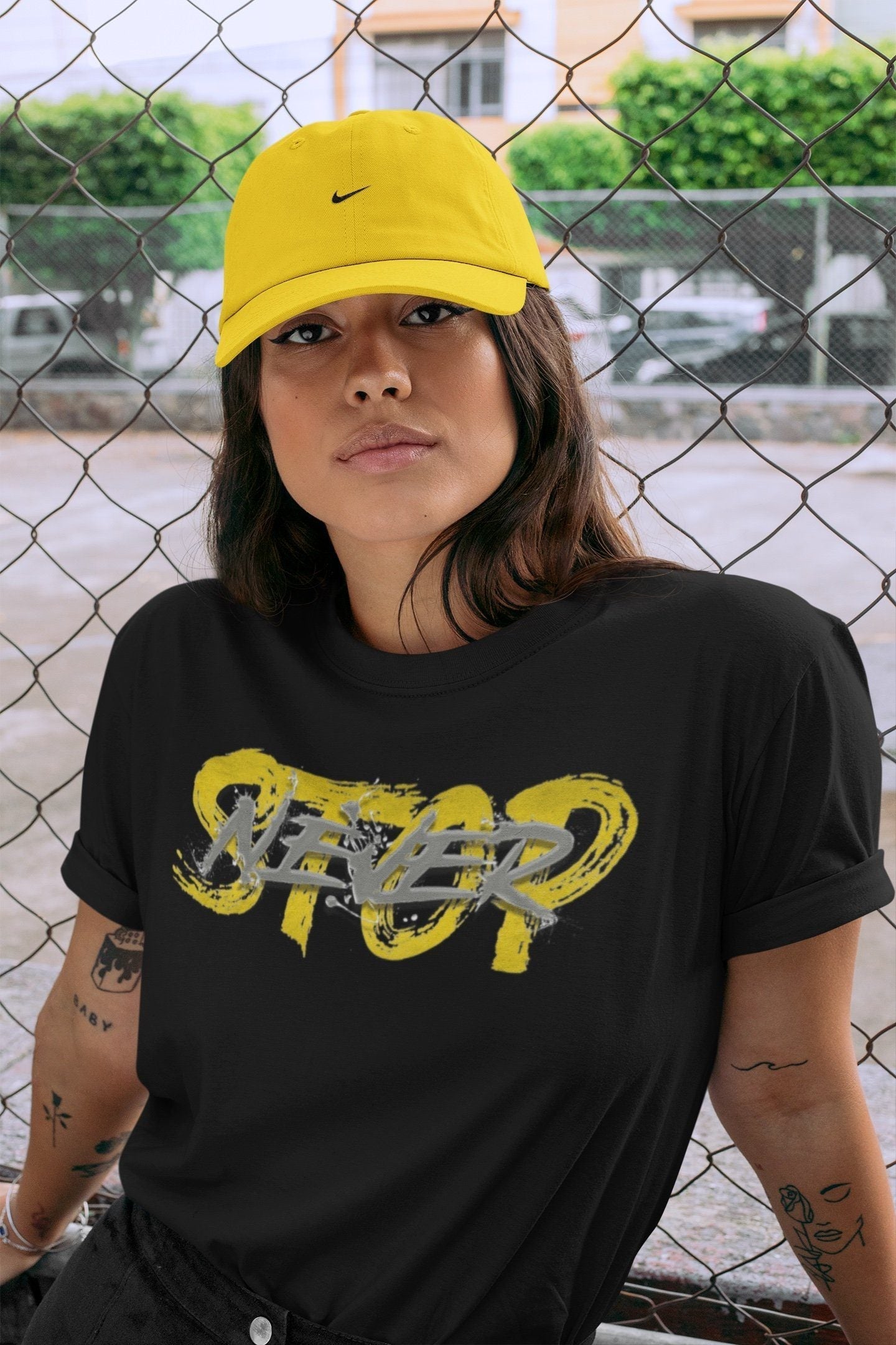 Never Stop Unisex Tops - Air Jordan 4 Lightning