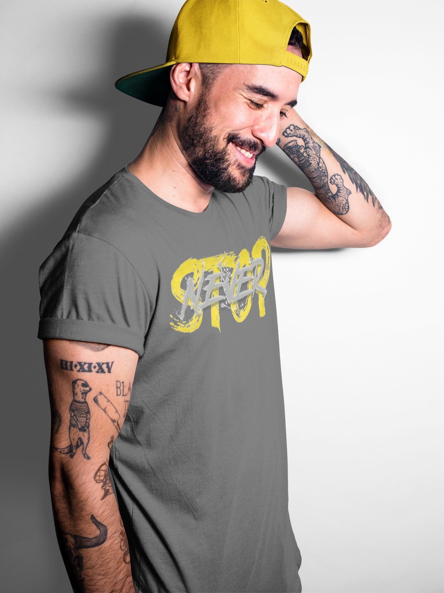 Never Stop Unisex Tops - Air Jordan 4 Lightning