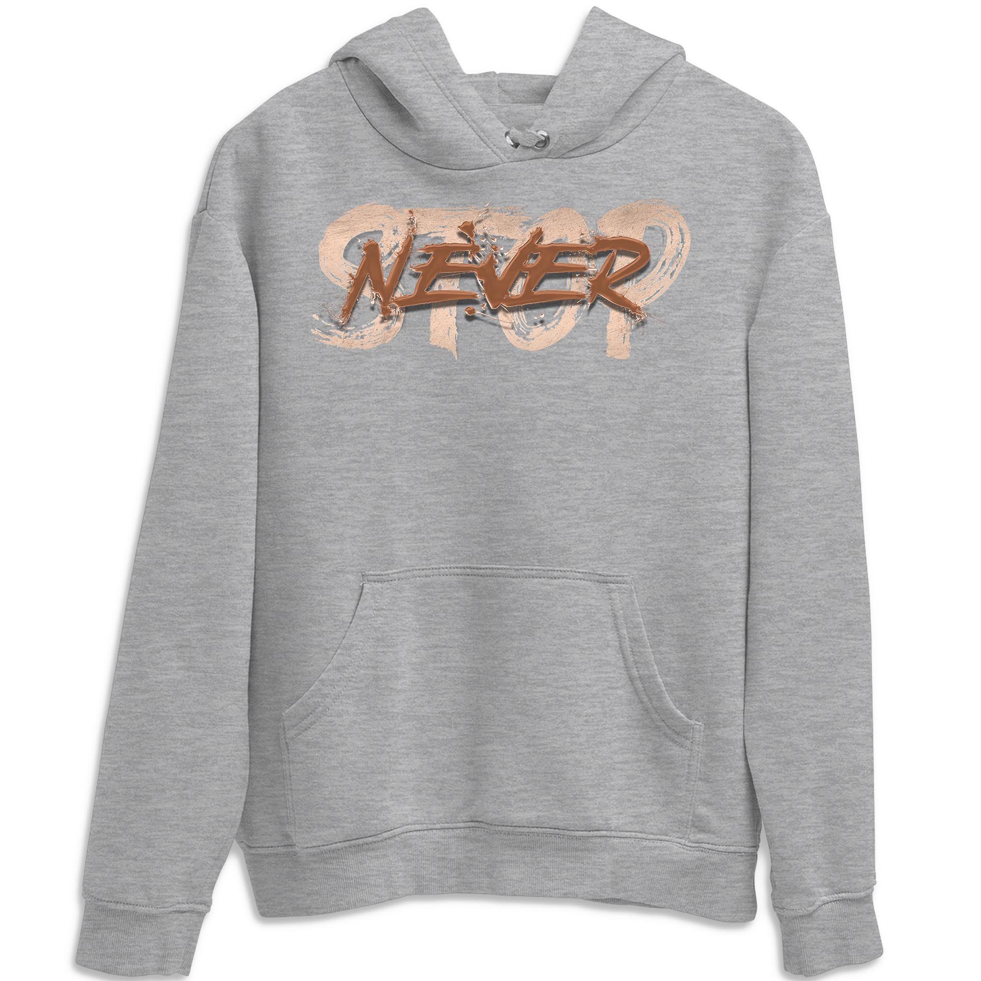 Never Stop Unisex Tops - Air Jordan 4 Shimmer