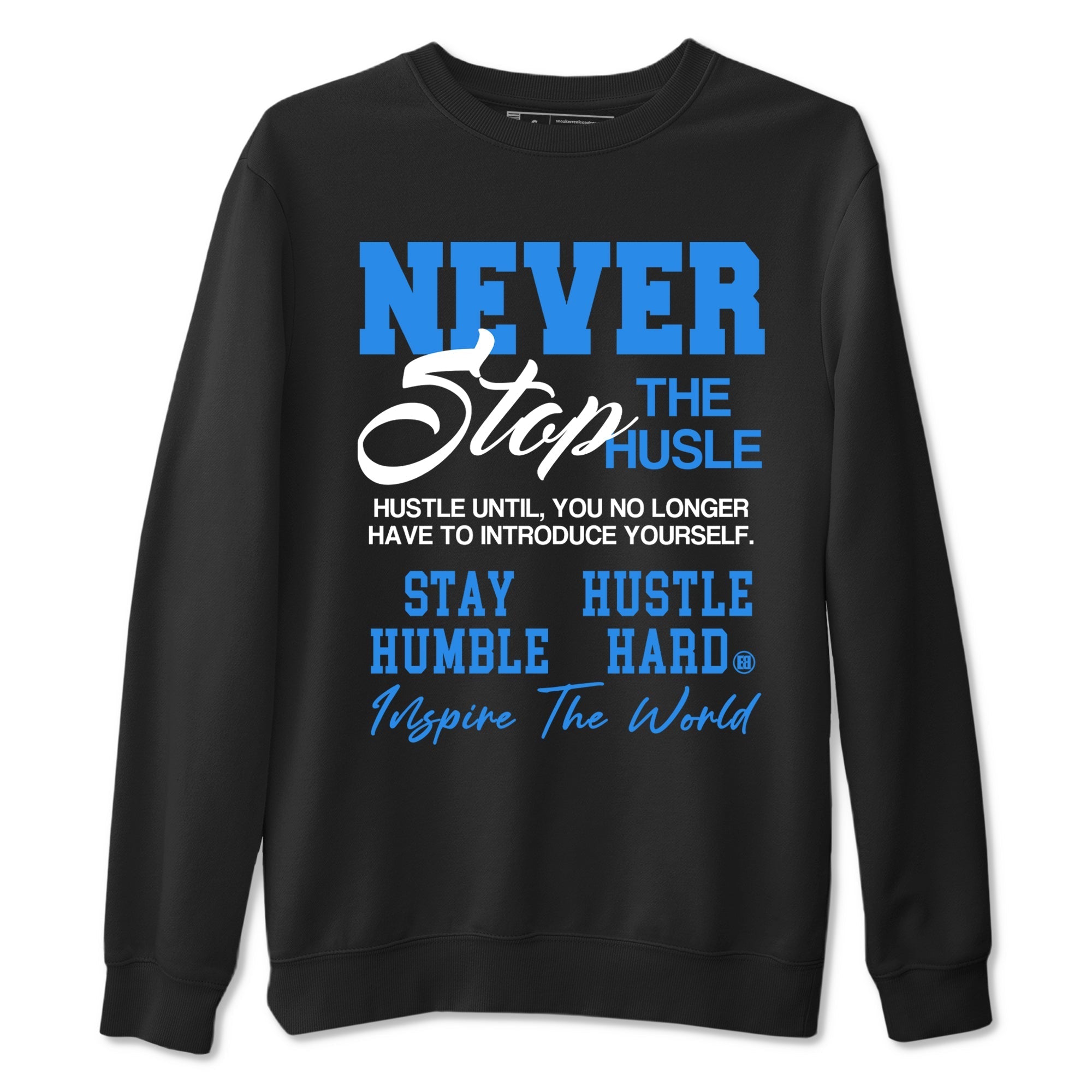 Never Stop The Hustle snkmatch Tees - Air Jordan 3 Lucky Shorts