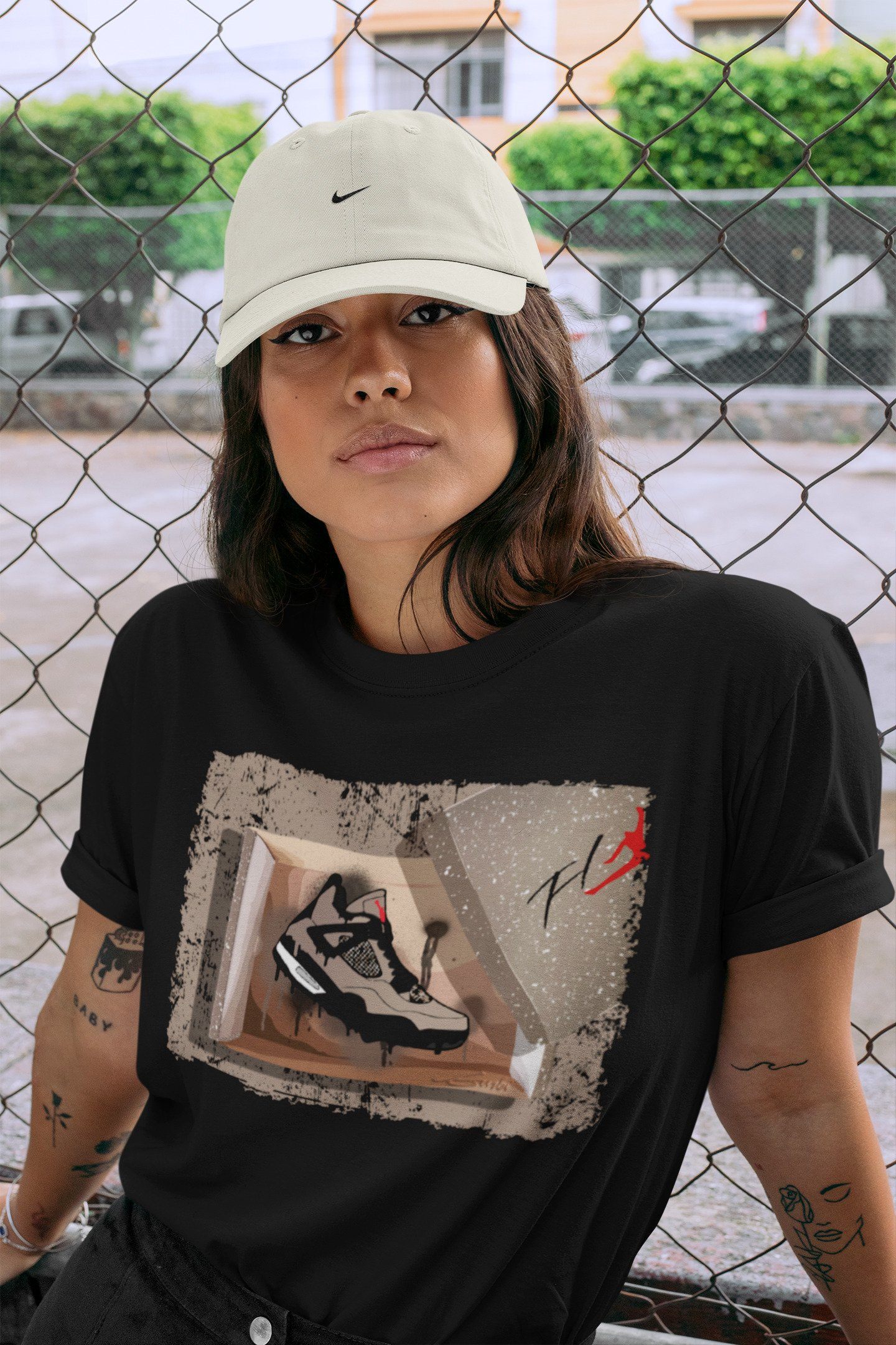 New Kicks Unisex Tops - Air Jordan 4 Taupe Haze