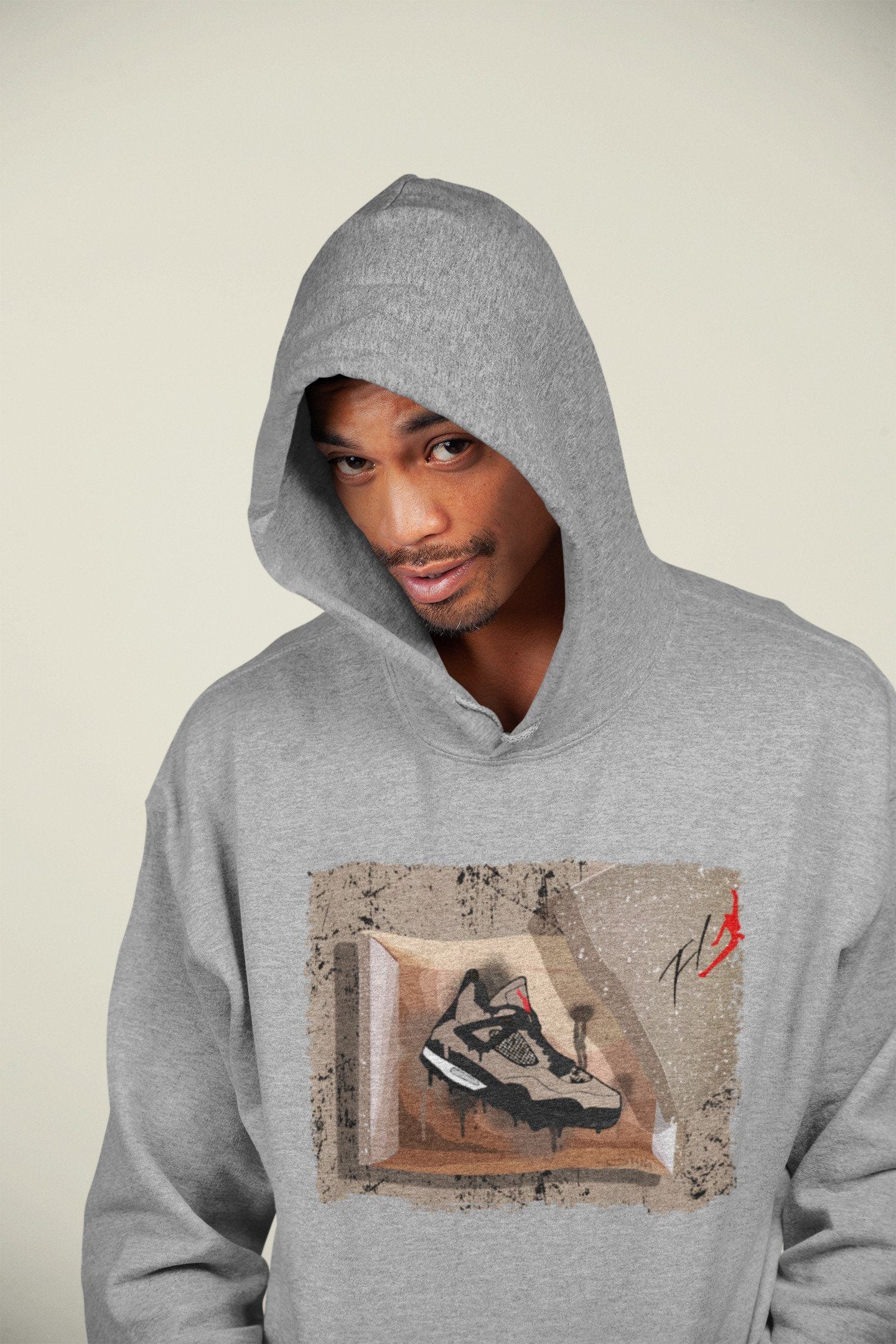 New Kicks Unisex Tops - Air Jordan 4 Taupe Haze