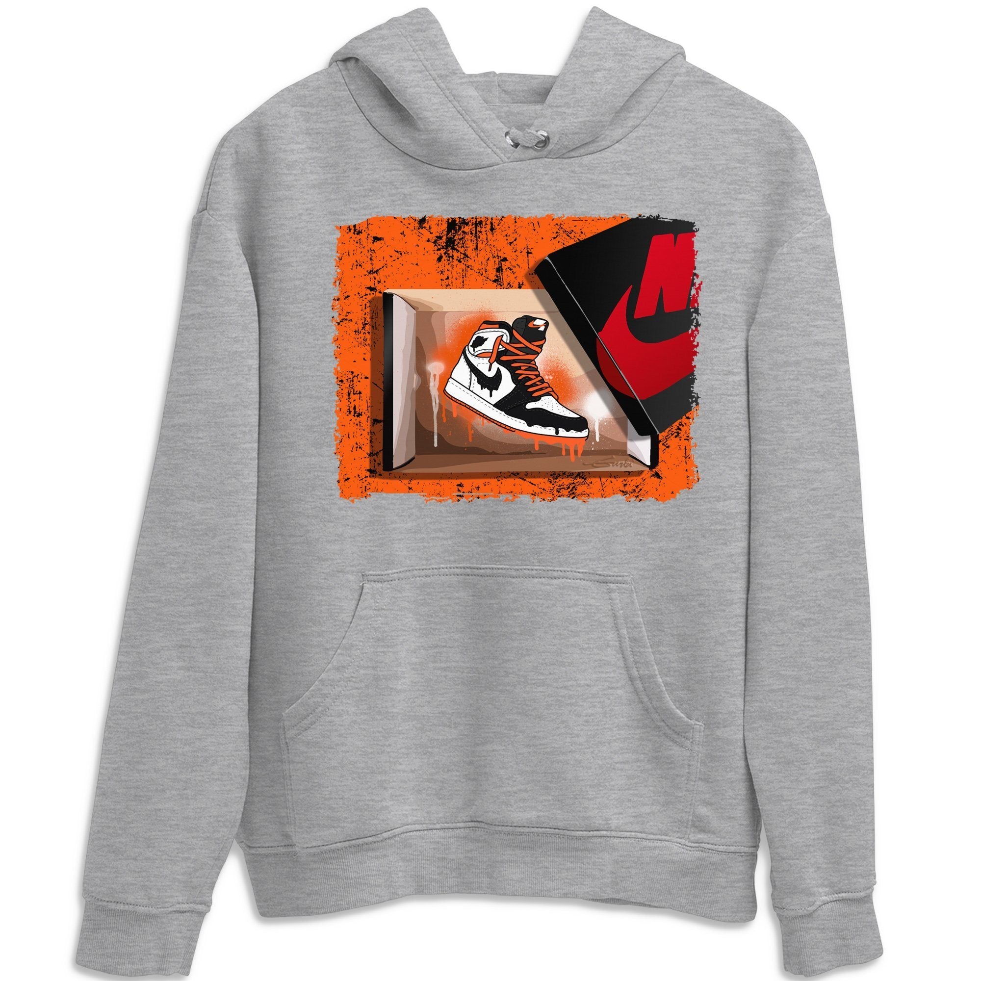New Kicks Unisex Tops - Air Jordan 1 Electro Orange