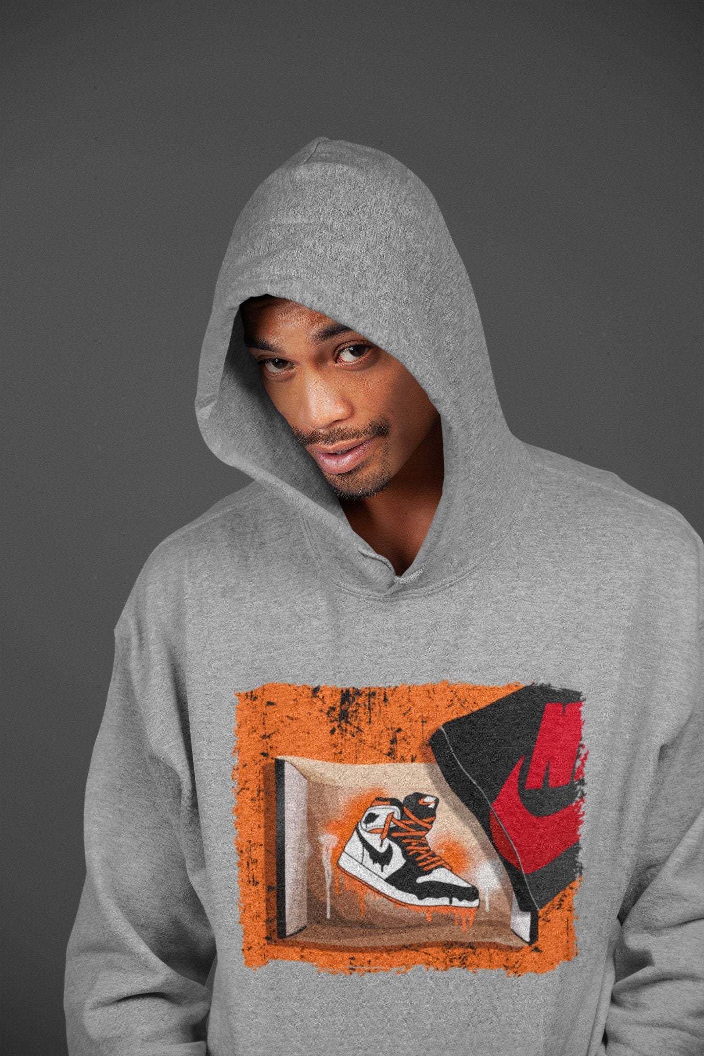 New Kicks Unisex Tops - Air Jordan 1 Electro Orange