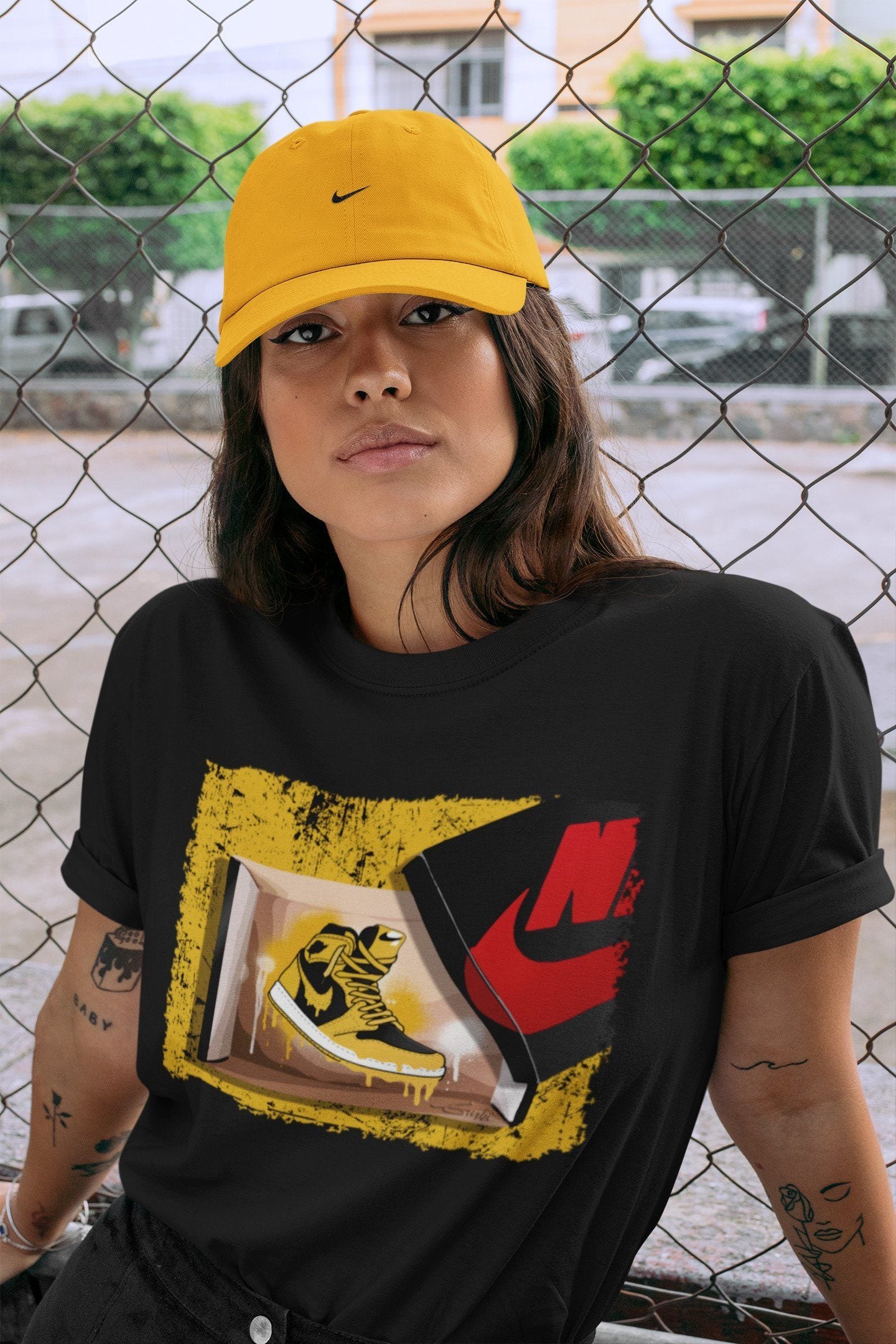 New Kicks Unisex Tops - Air Jordan 1 Pollen