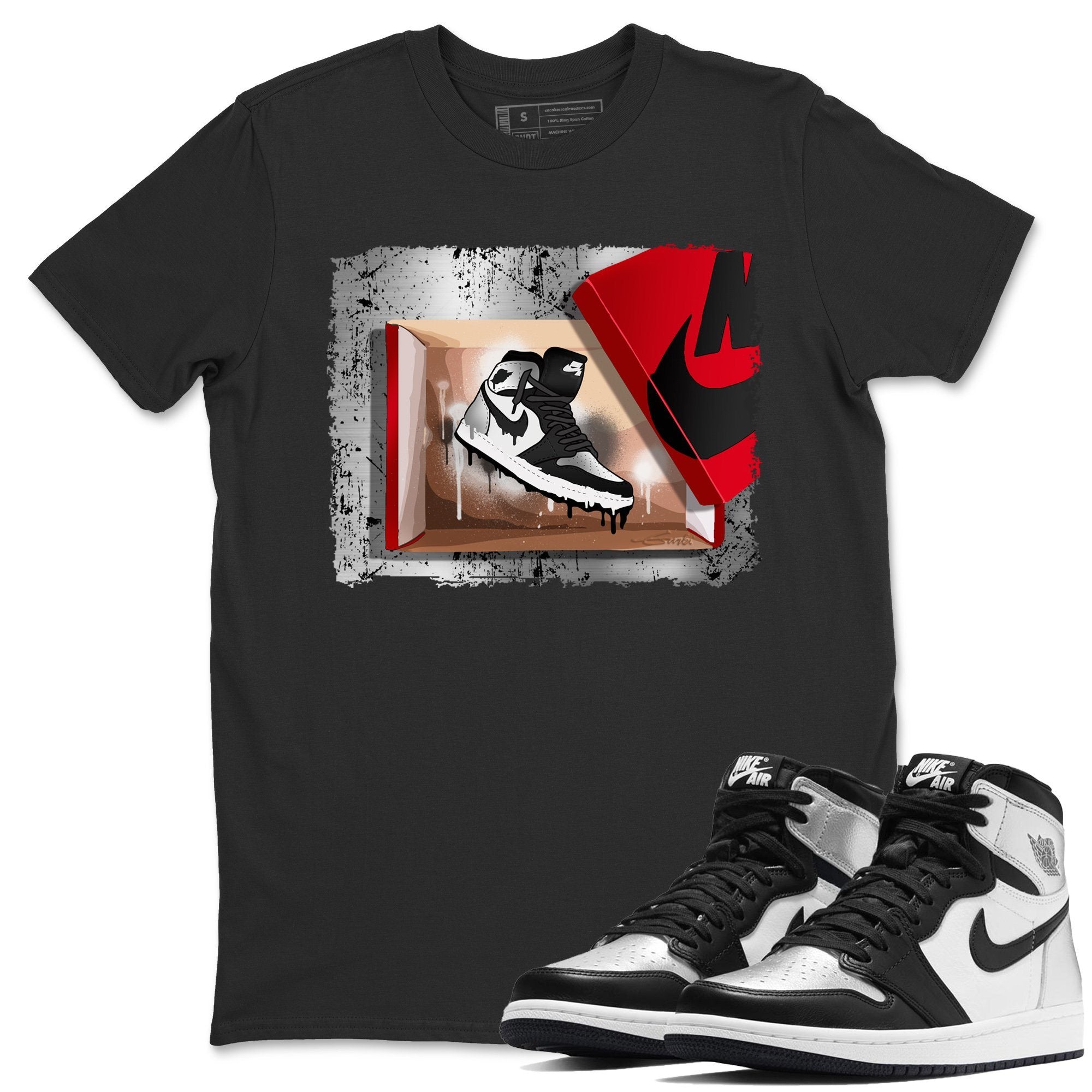 New Kicks Unisex Tops - Air Jordan 1 Silver Toe