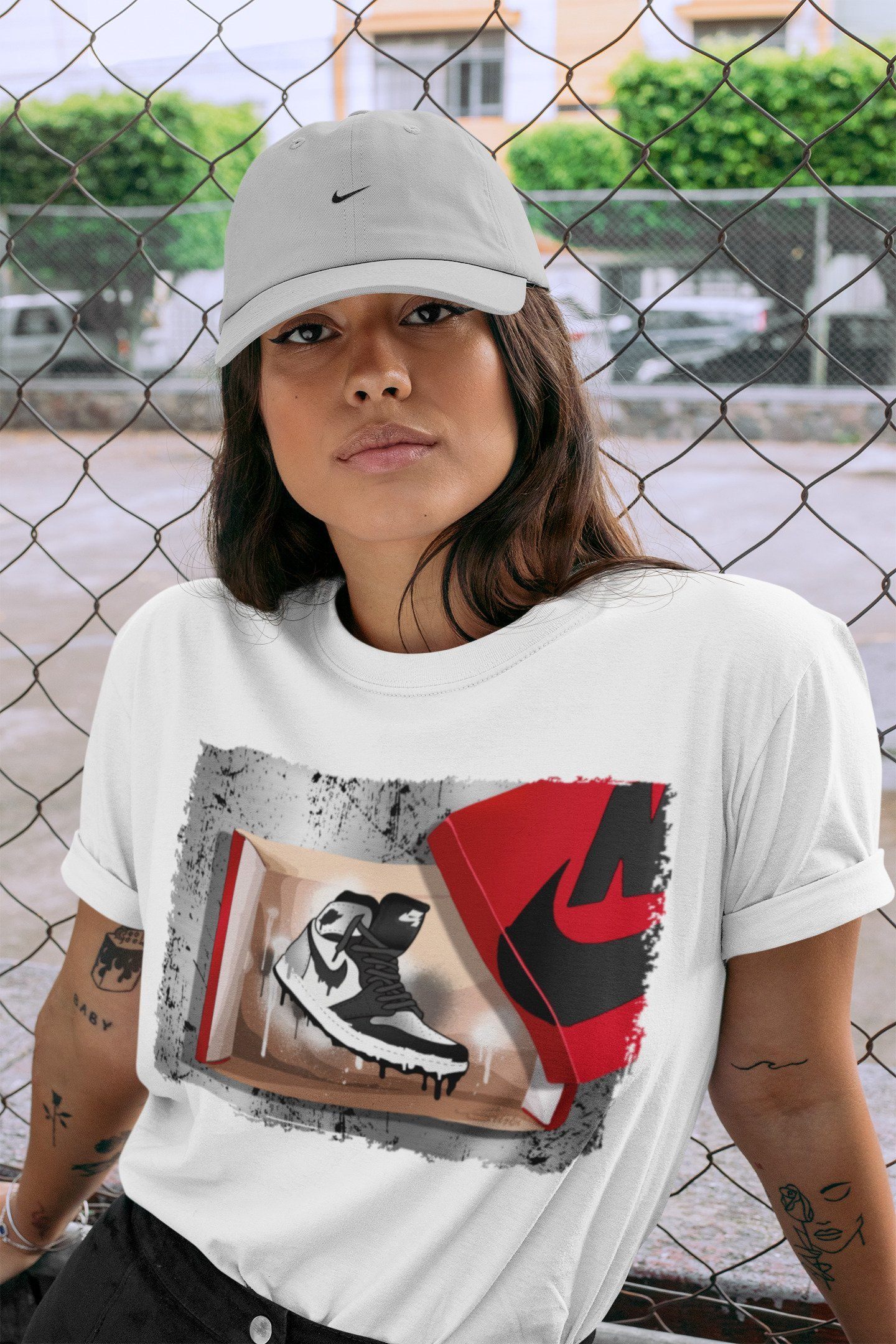 New Kicks Unisex Tops - Air Jordan 1 Silver Toe