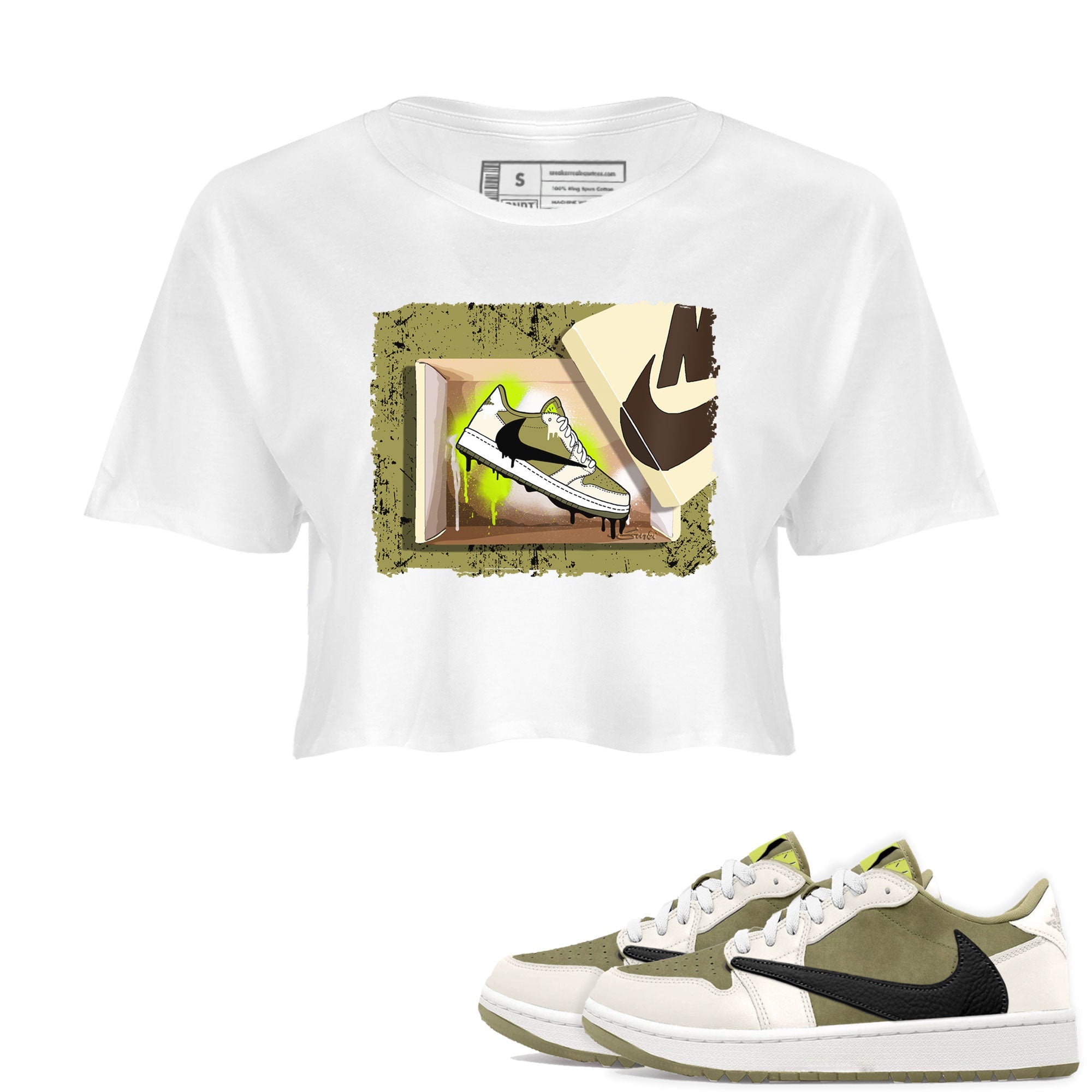 New Kicks snkmatch Women's Top - Air Jordan 1 Travis Scott Golf