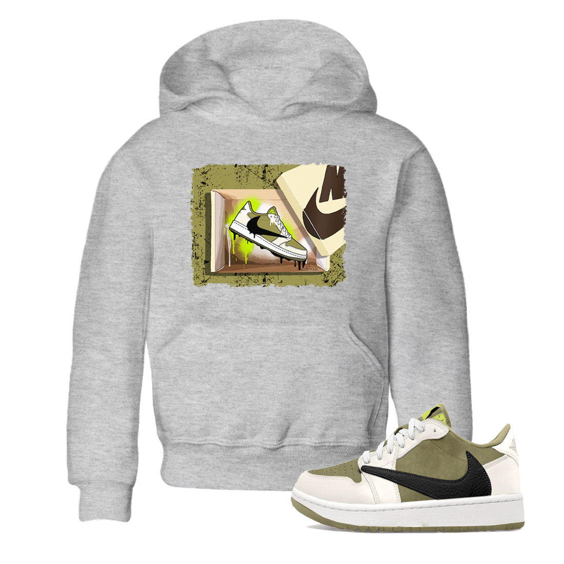 New Kicks snkmatch Tee Kids - Air Jordan 1 Travis Scott Golf