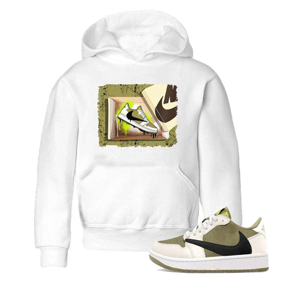 New Kicks snkmatch Tee Kids - Air Jordan 1 Travis Scott Golf