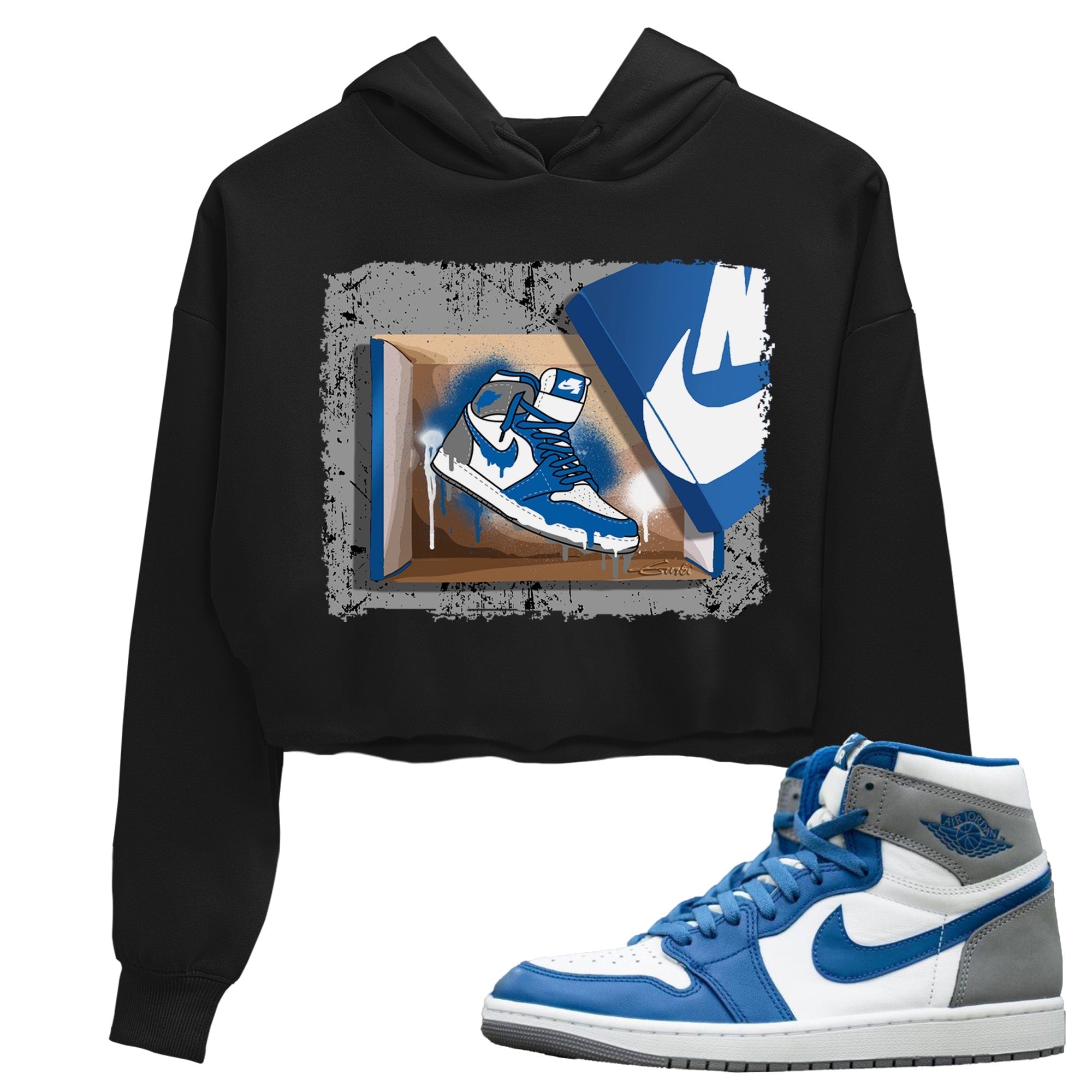 New Kicks Women's Tops - Air Jordan 1 True Blue