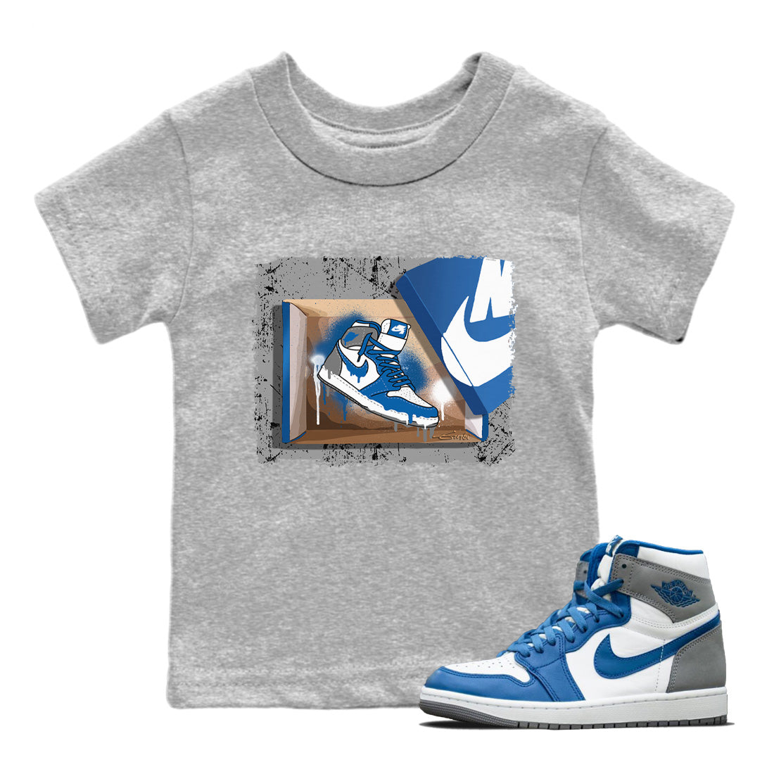 New Kicks Kids Tops - Air Jordan 1 True Blue